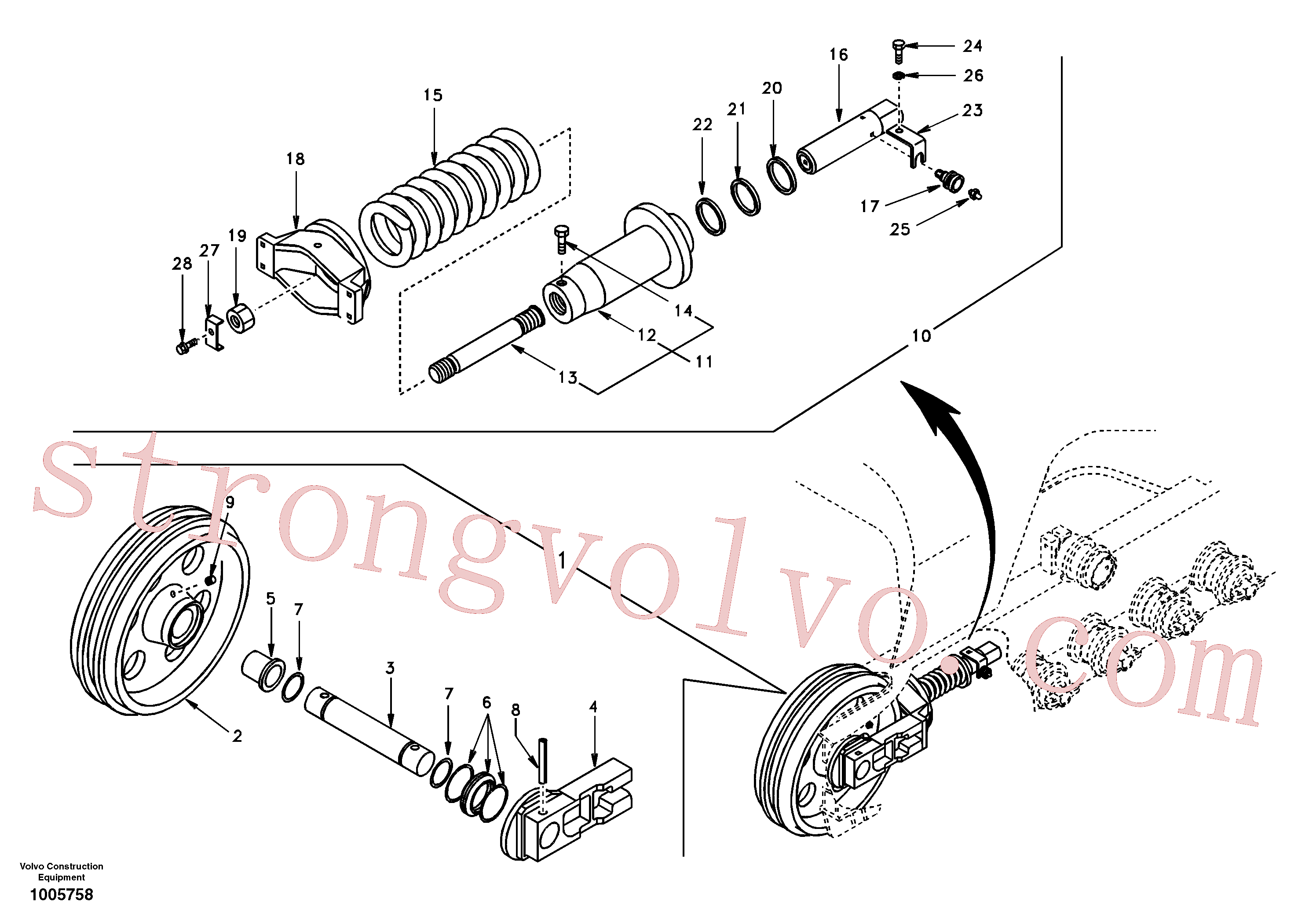 SA9014-11004 Volvo(1005758 Montagem)