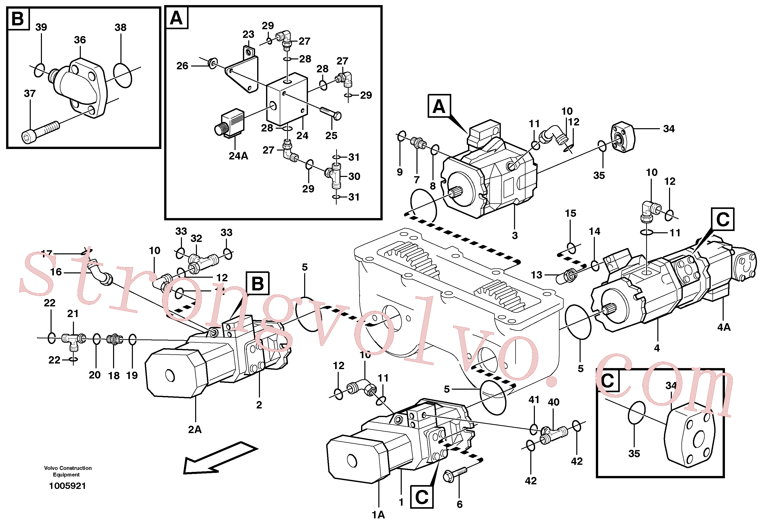 VOE13933925 Volvo Bomba hidráulica com acessórios(1005921 Montagem)