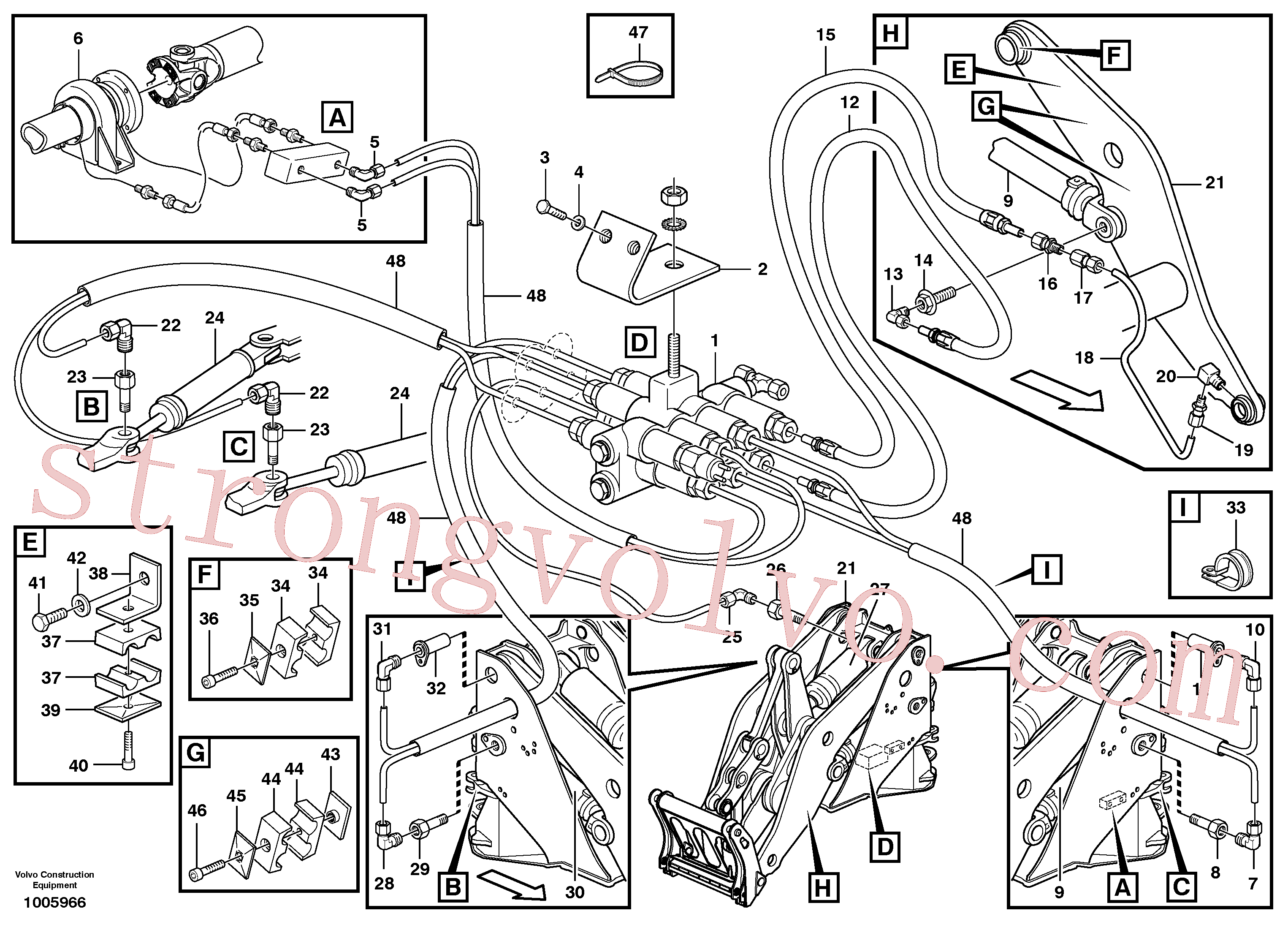 VOE13959209 Volvo Bloco de distribuição, B2.(1005966 Montagem)