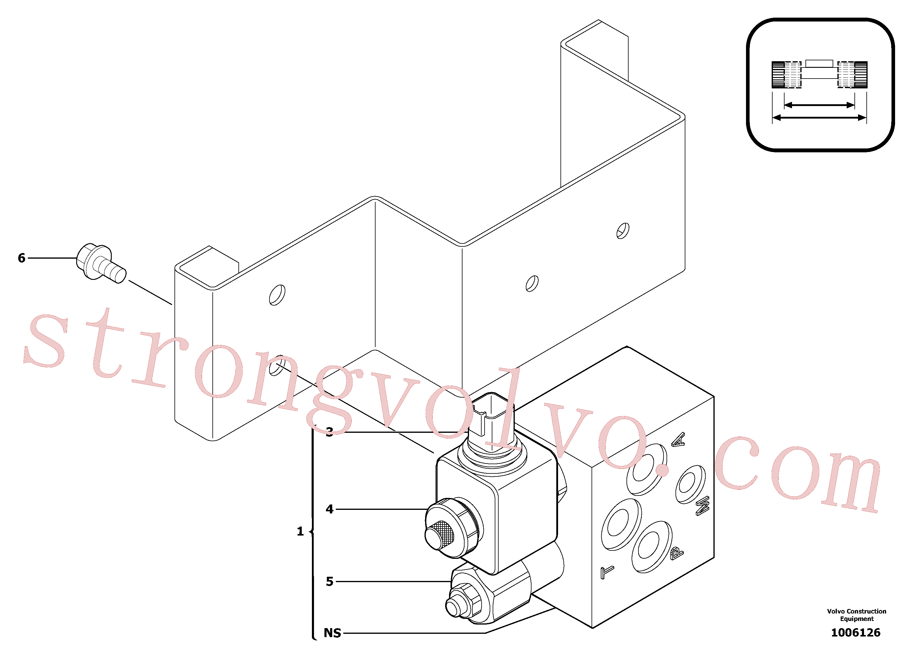 Volvo VOE11800588 Bloco Volvo Acessórios para escavadeira