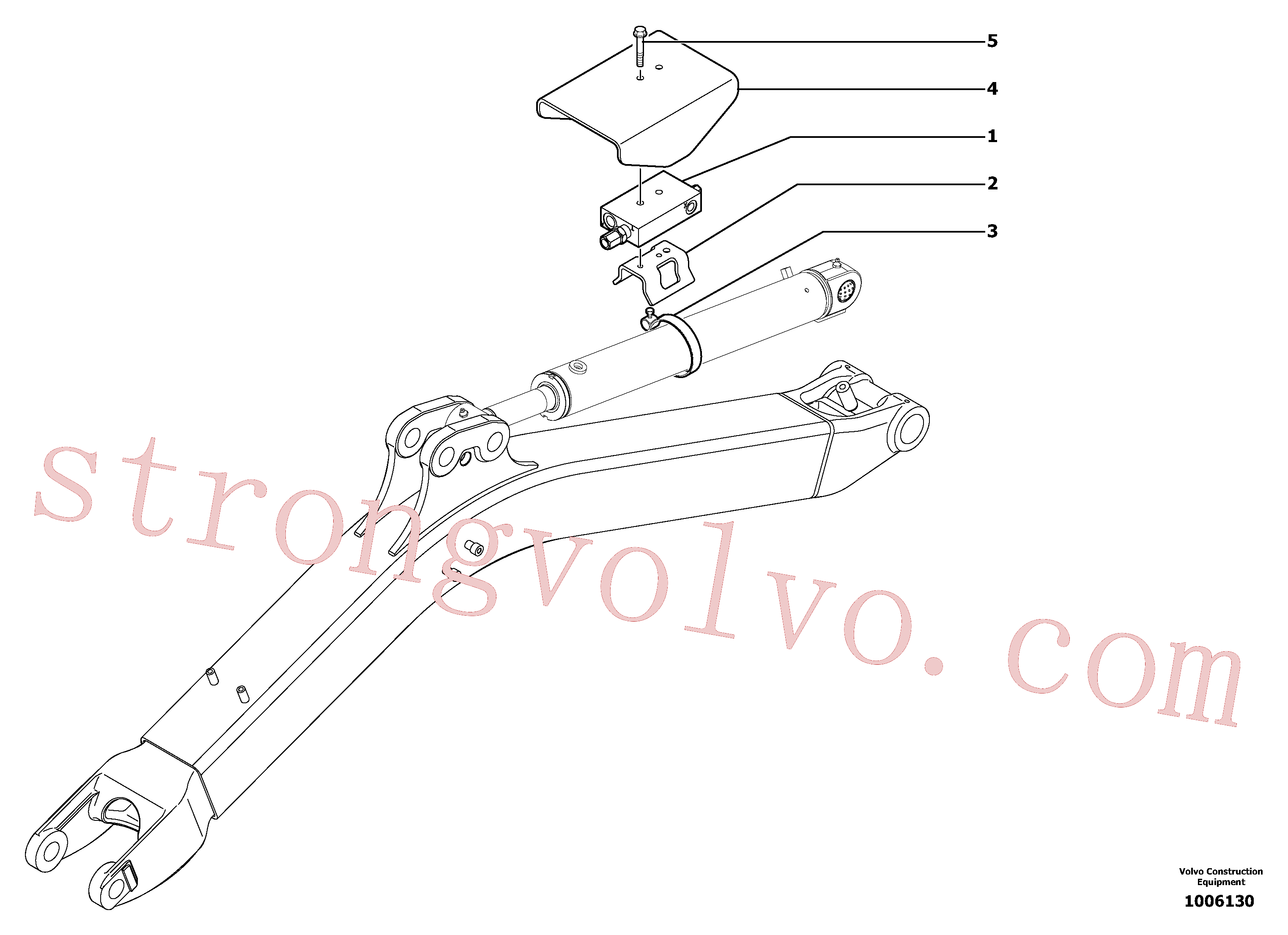 Volvo Acessórios para escavadeira VOE11801889 Chapa Acessórios