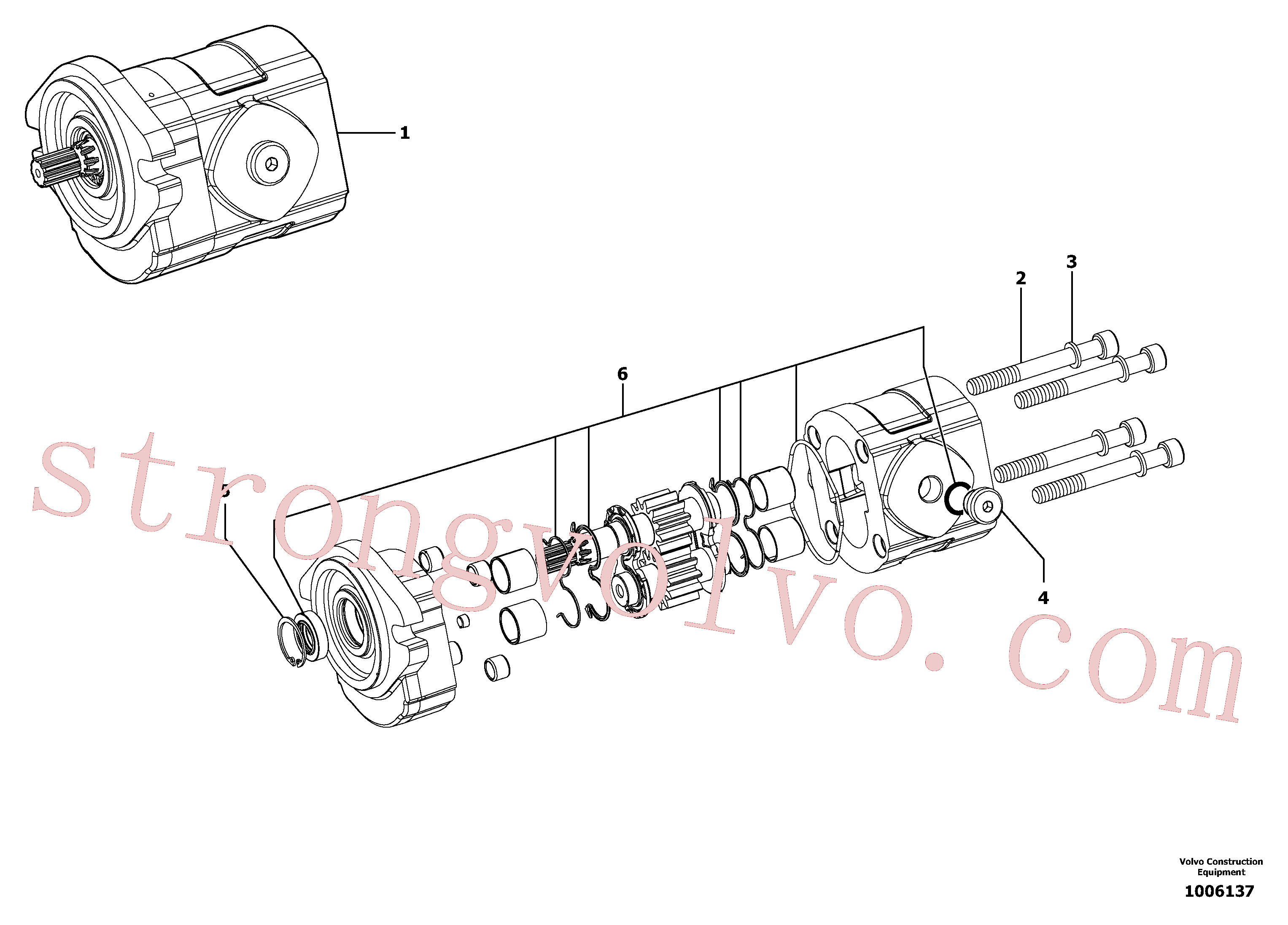 VOE11802164 Bomba Volvo escavadeira