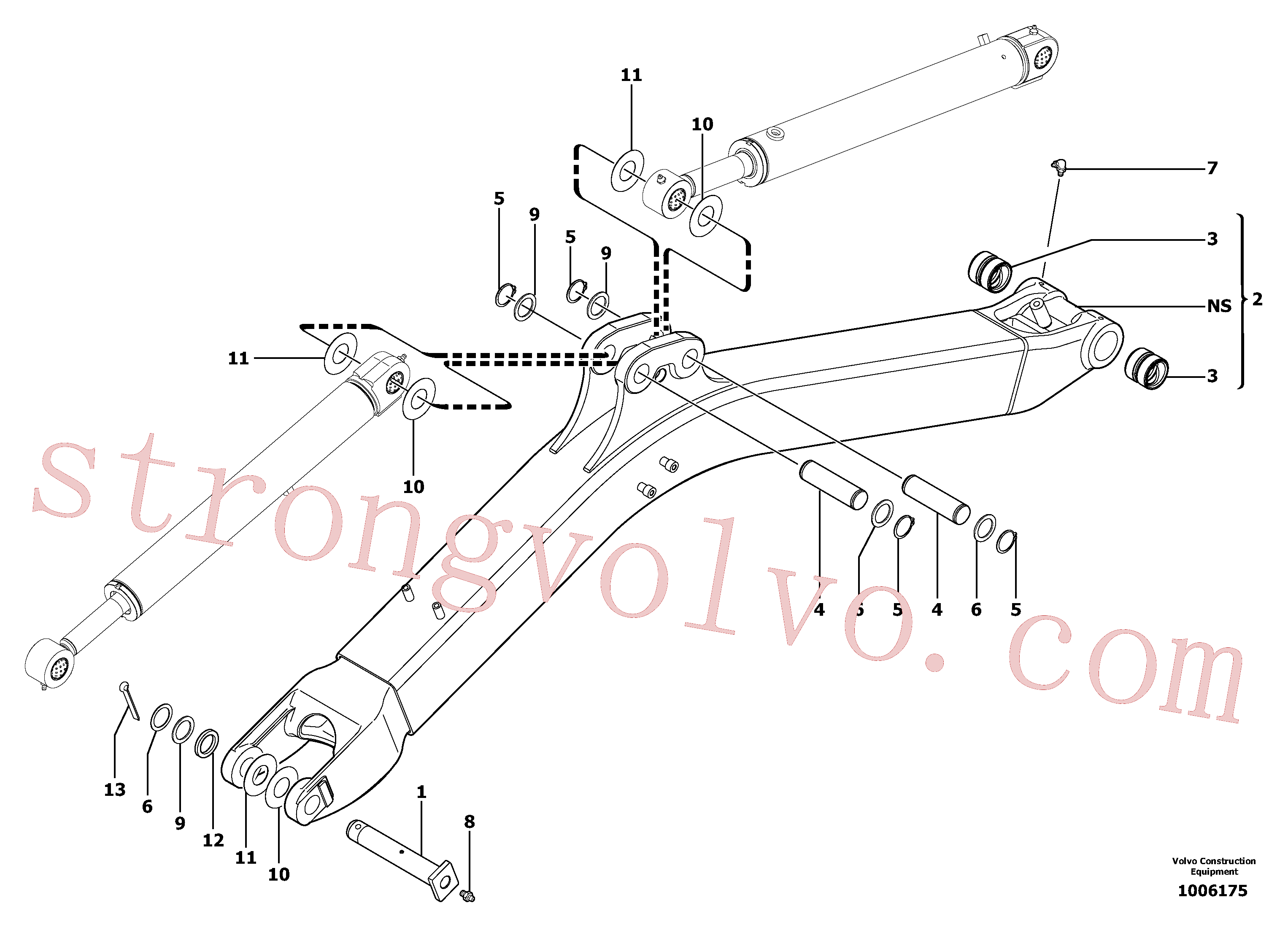 VOE11805792 Volvo Lança(1006175 Montagem)