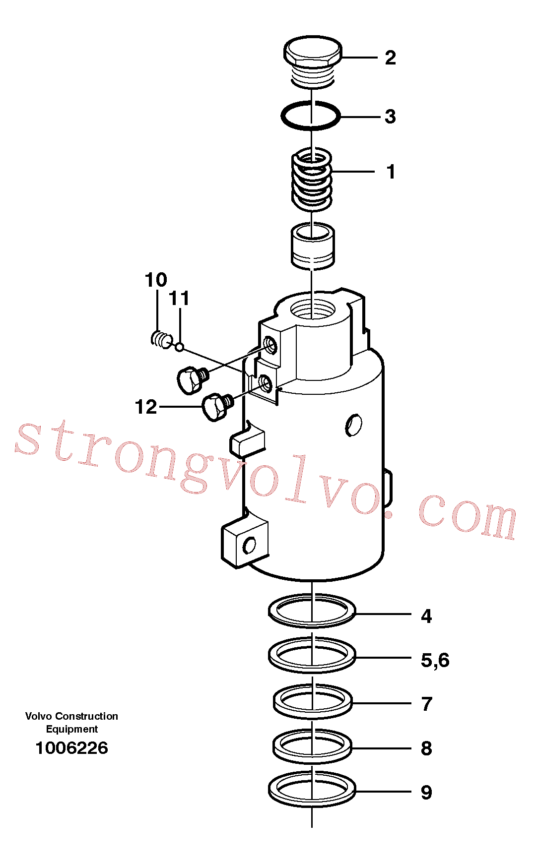 SA7281-11070 Volvo(1006226 Montagem)