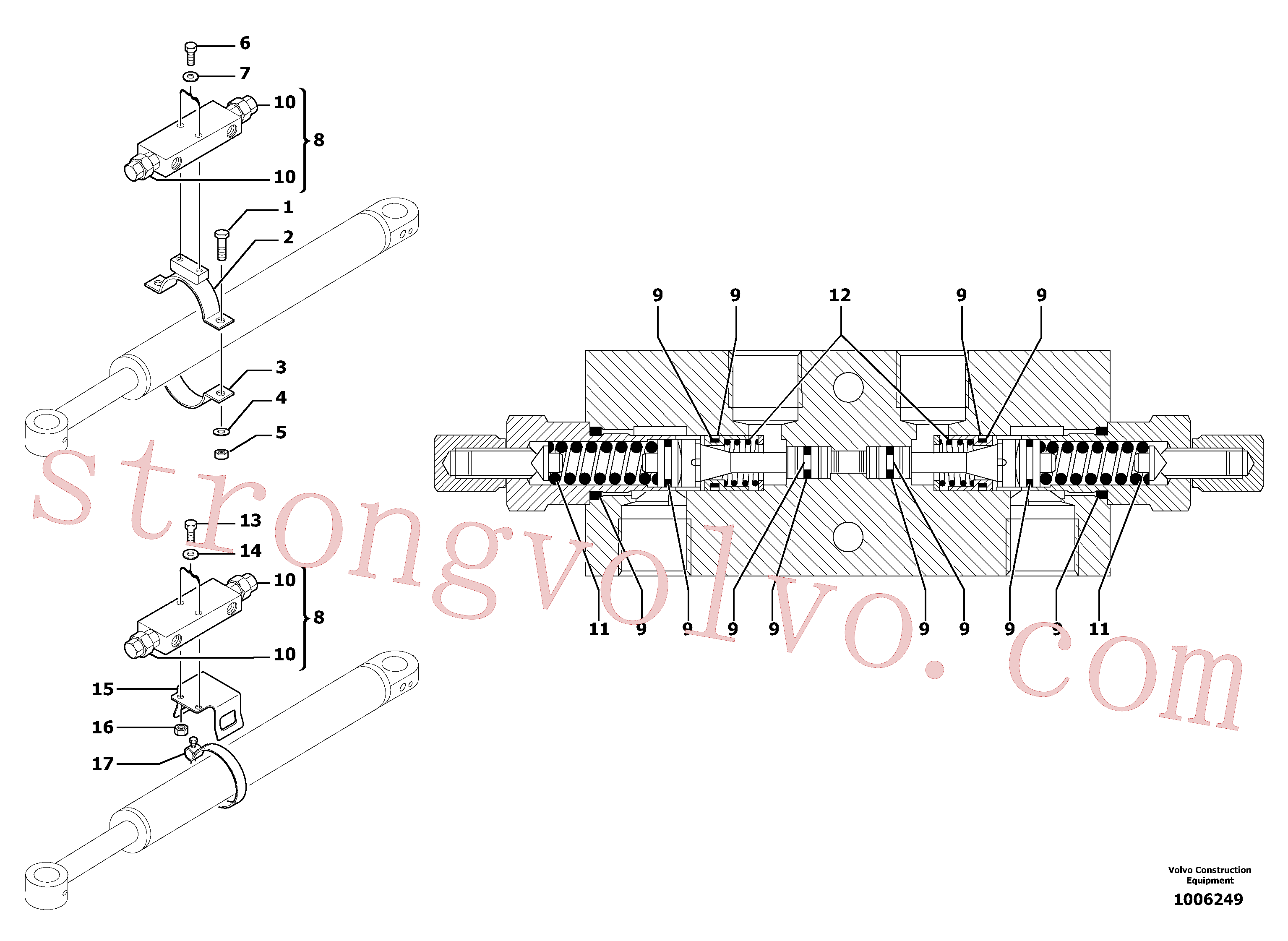 Volvo Montagem PJ7417521 Reed Valve Acessórios