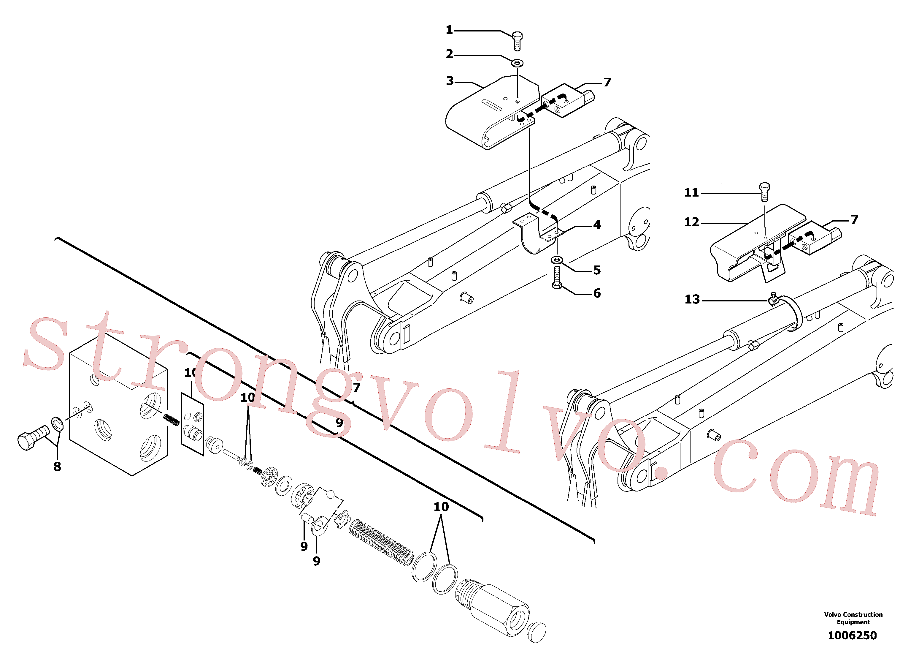 Volvo Montagem VOE11800978 Apoio da válvula Acessórios
