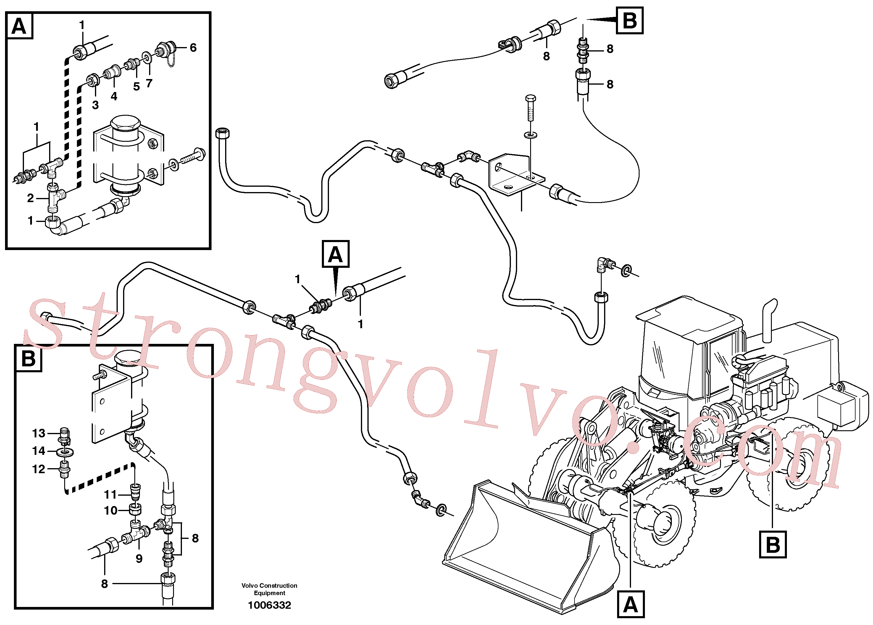 VOE957173 Volvo Versão alemã(1006332 Montagem)