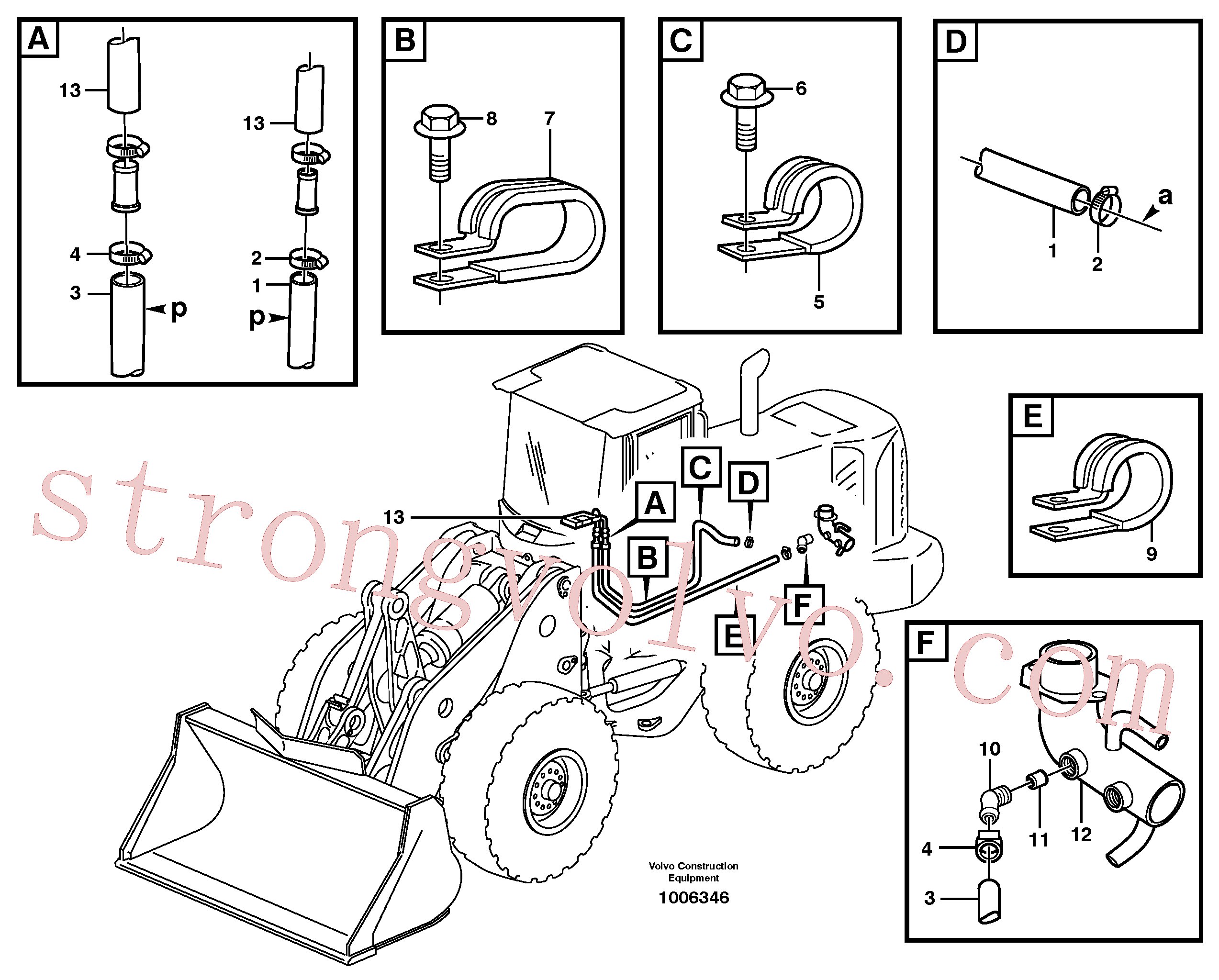 VOE981708 Volvo Sistema de aquecimento(1006346 Montagem)