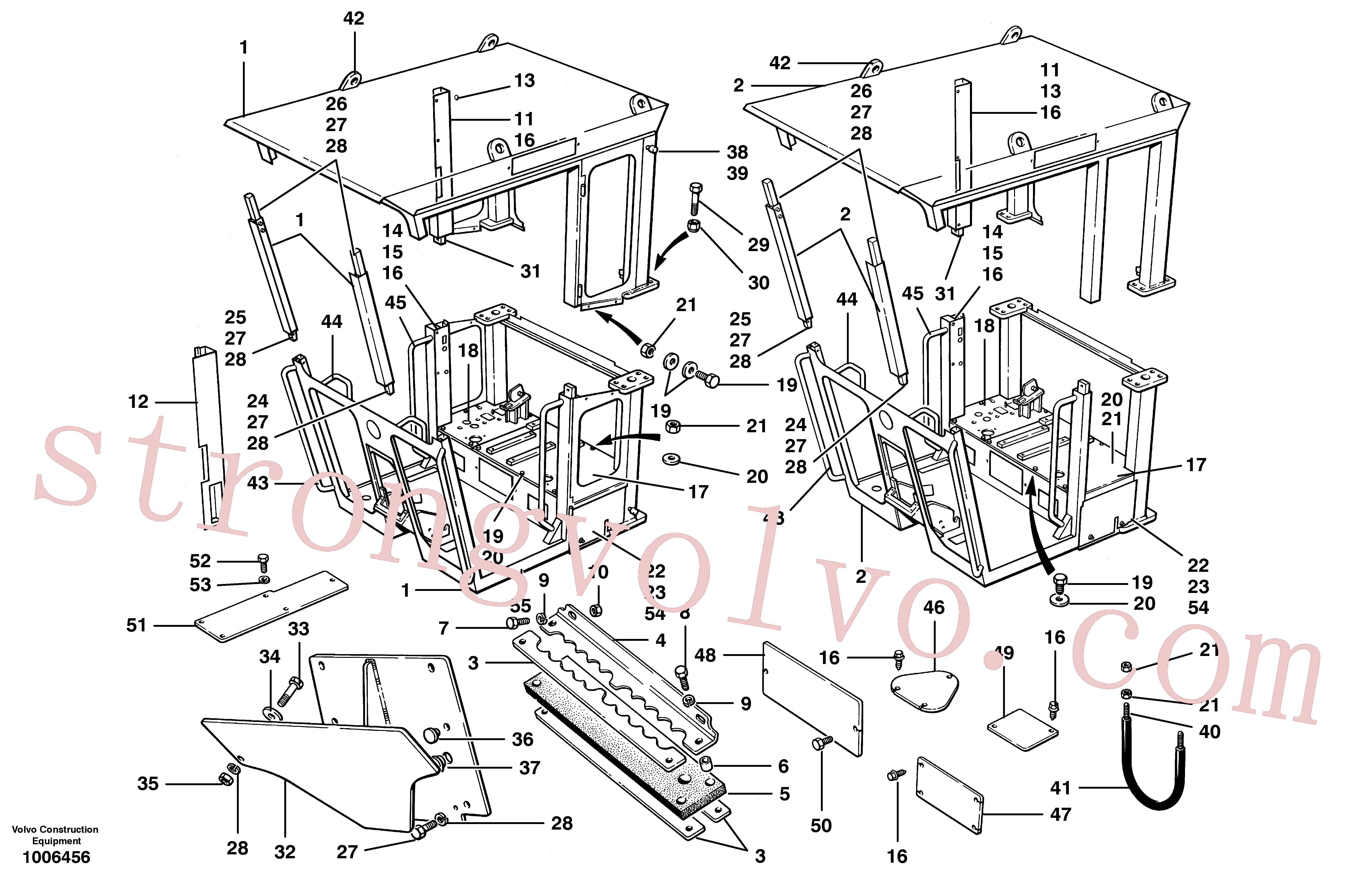 Volvo Acessórios para escavadeira CH69931 Espaçador Acessórios