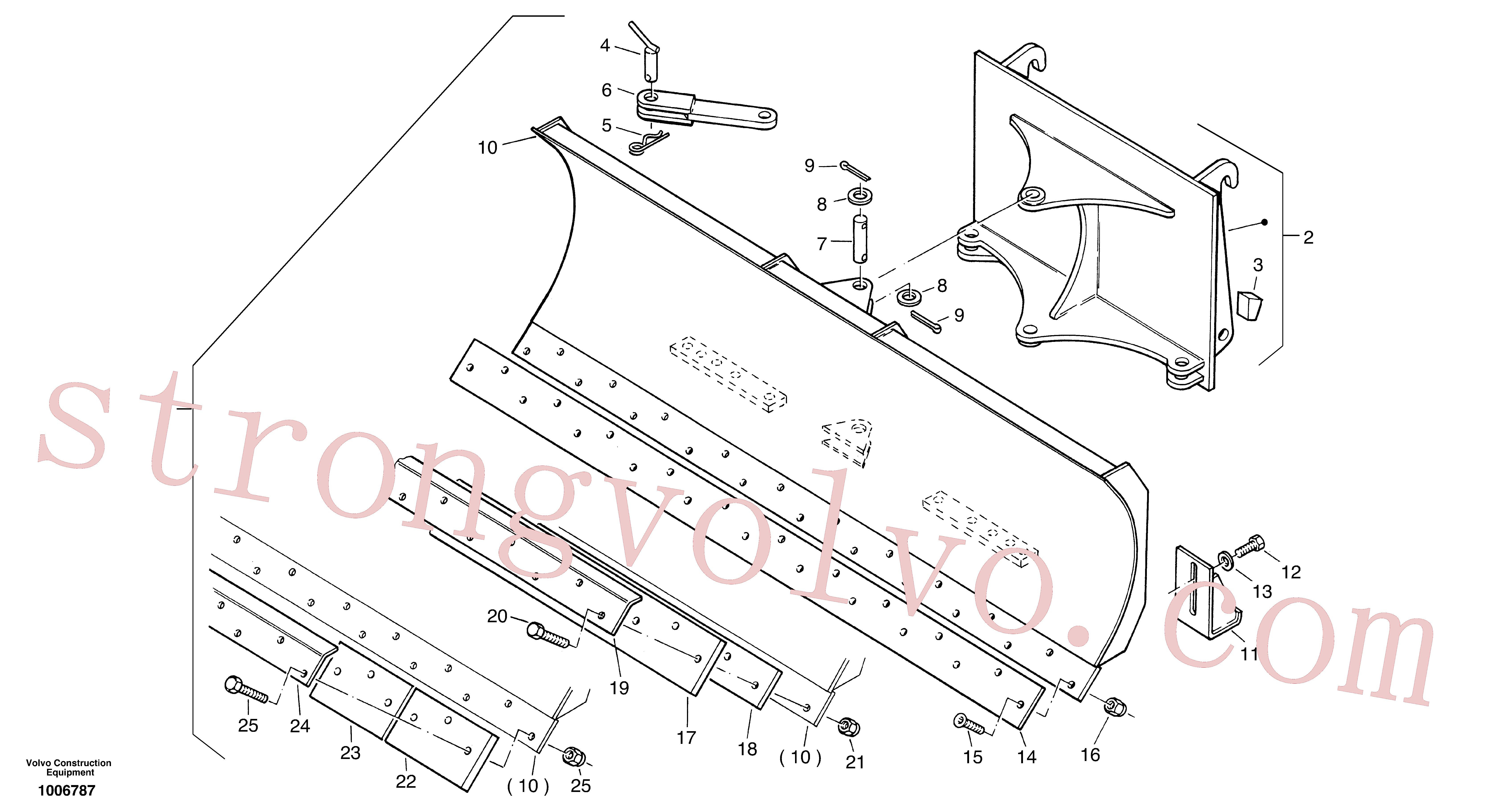 Volvo Acessórios para escavadeira VOE13907876 Pino Acessórios
