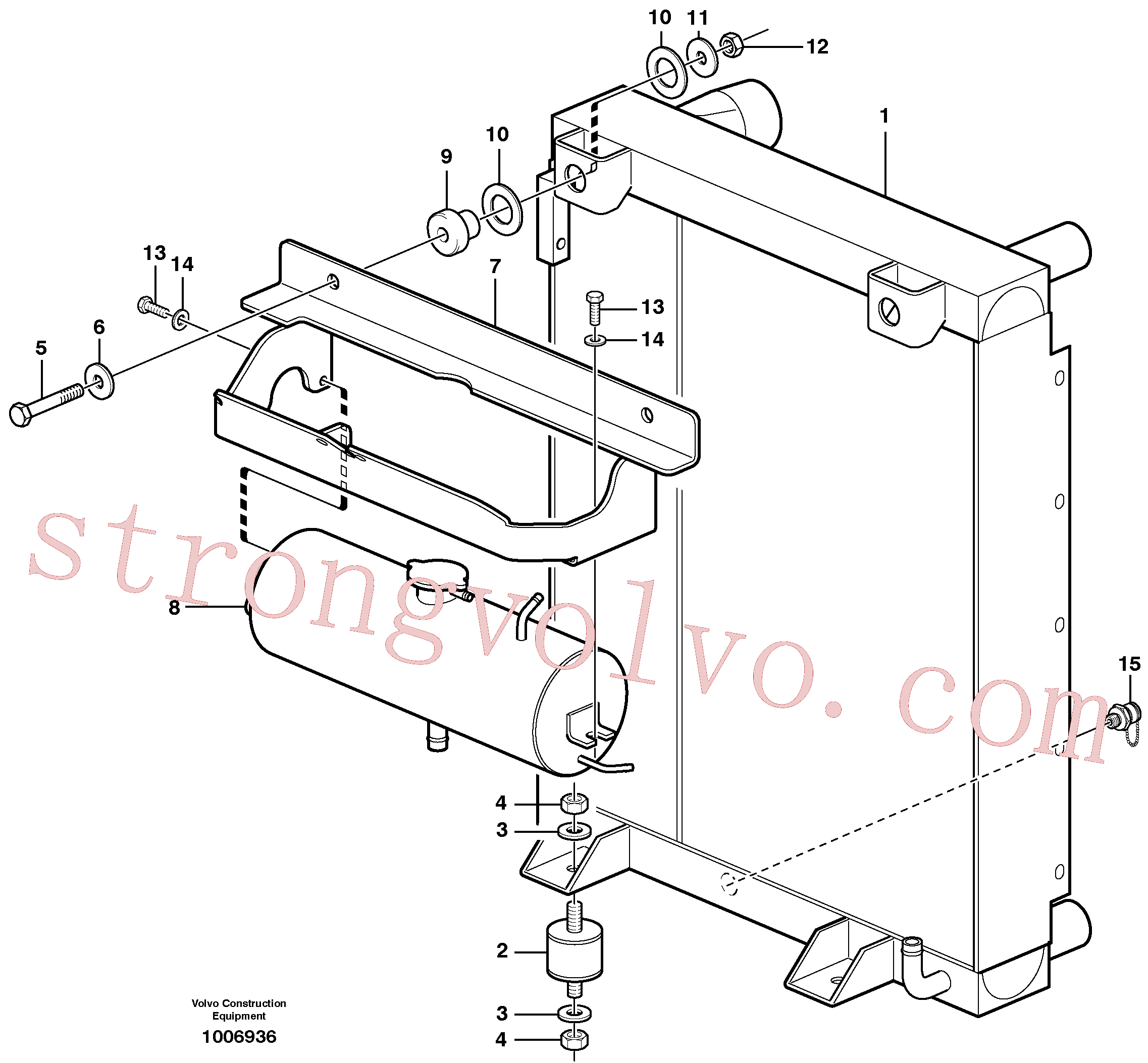 ZM2800363 Volvo Radiador com acessórios(1006936 Montagem)