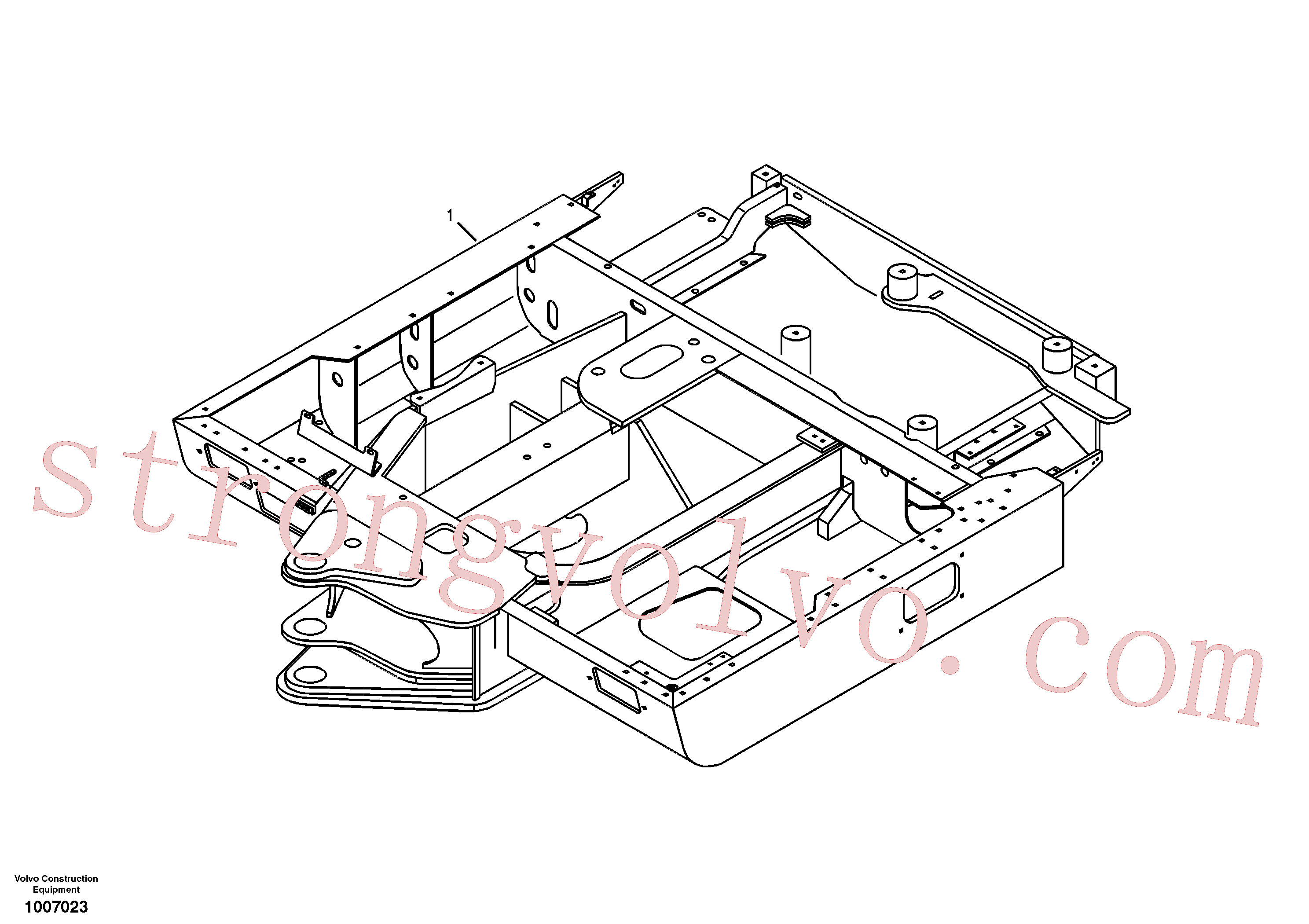 VOE14527897 Volvo Quadro superior(1007023 Montagem)