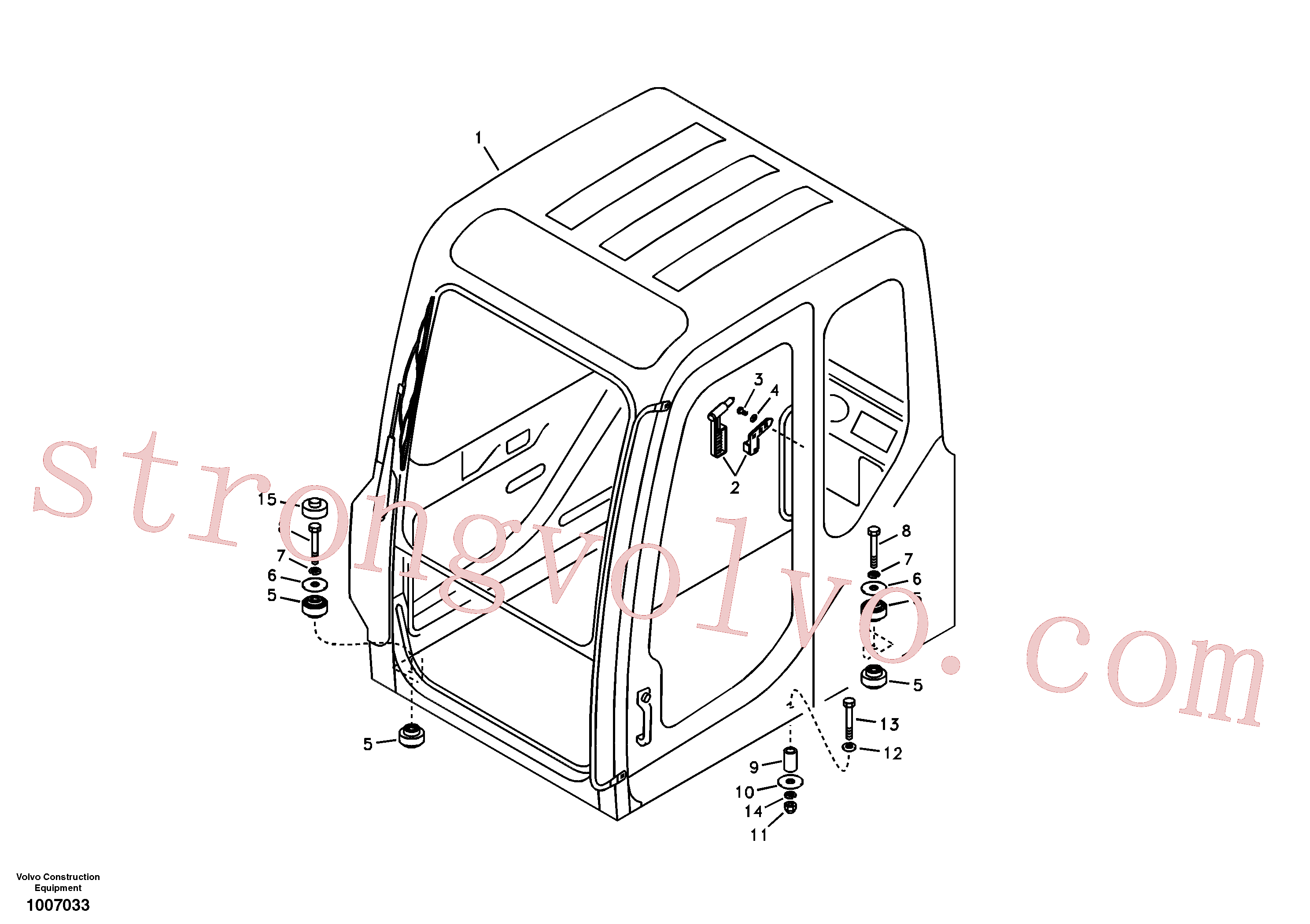 China Made VOE14532476 Arruela Volvo Acessórios para escavadeira