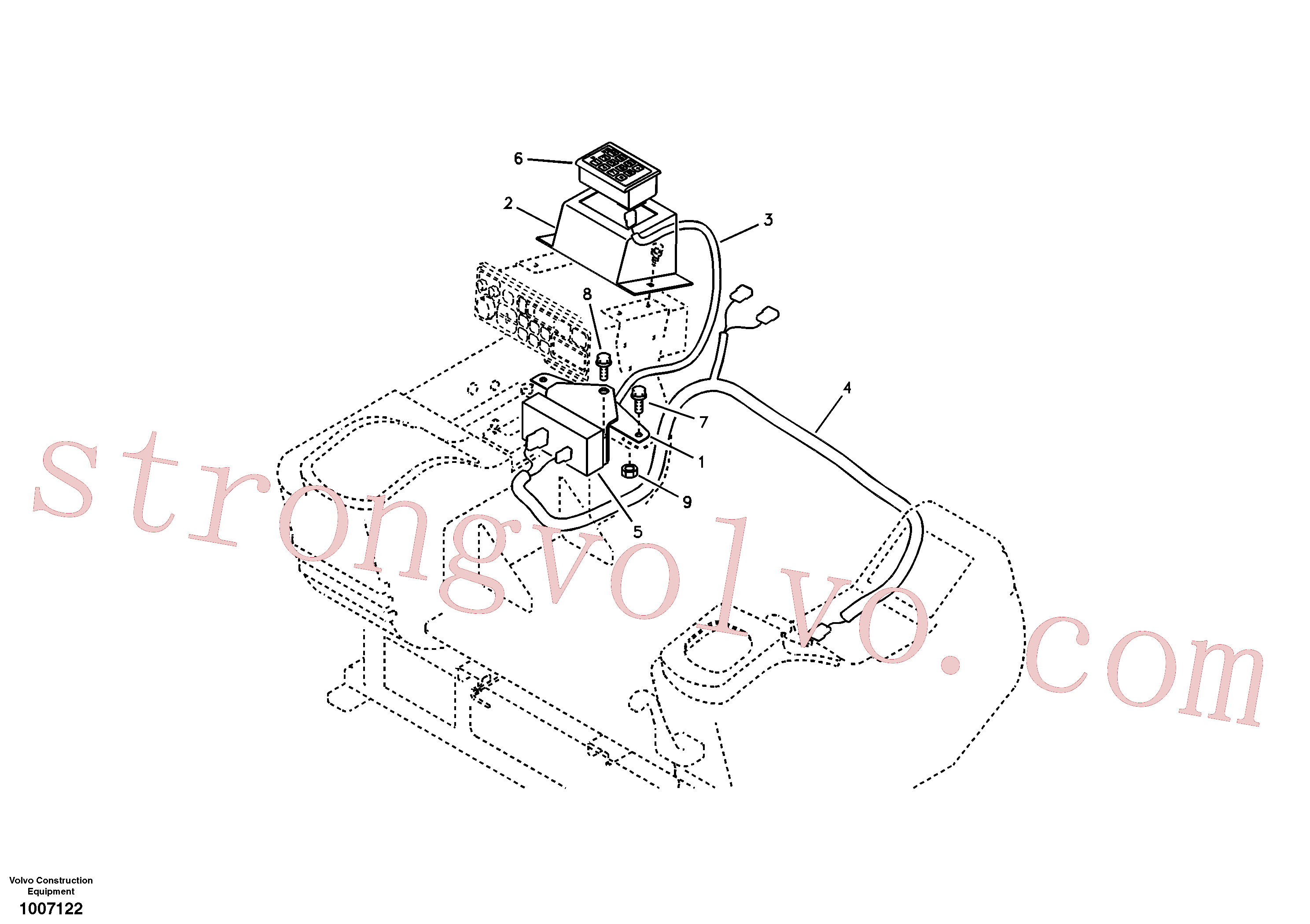 VOE14510776 Volvo Sistema anti-roubo(1007122 Montagem)