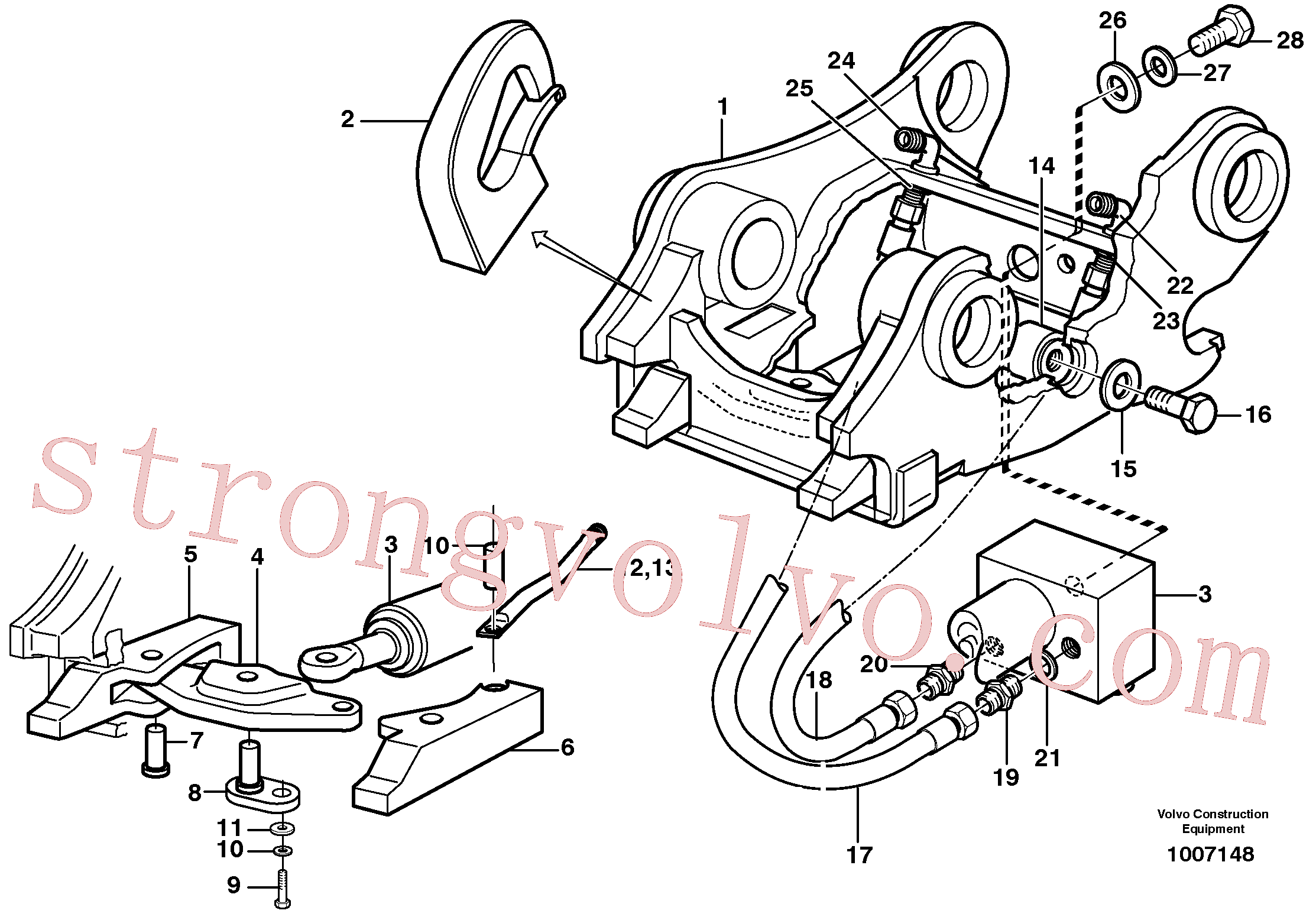 SA1171-75350 Volvo(1007148 Montagem)
