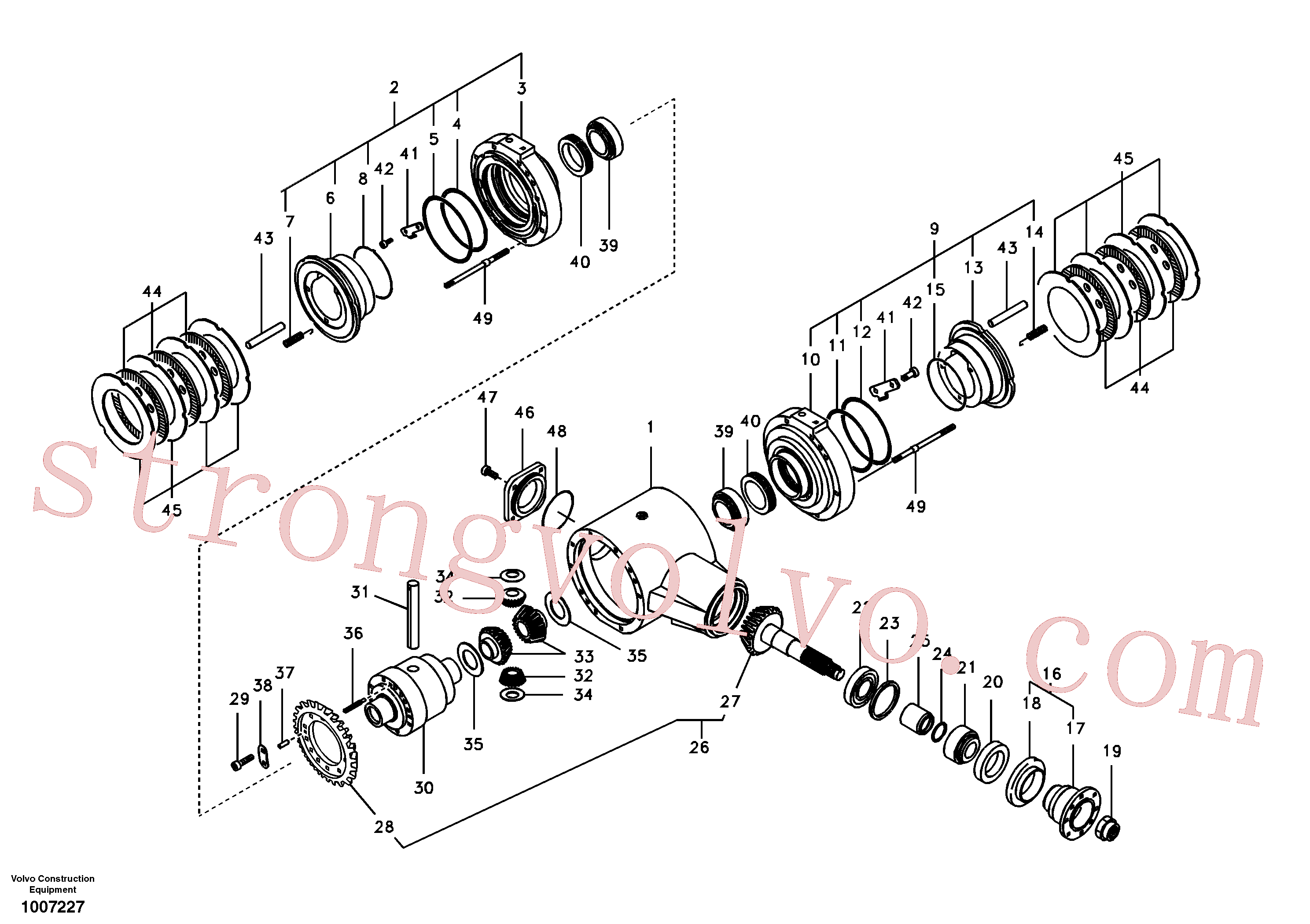 SA9016-10802 Bolt Volvo escavadeira