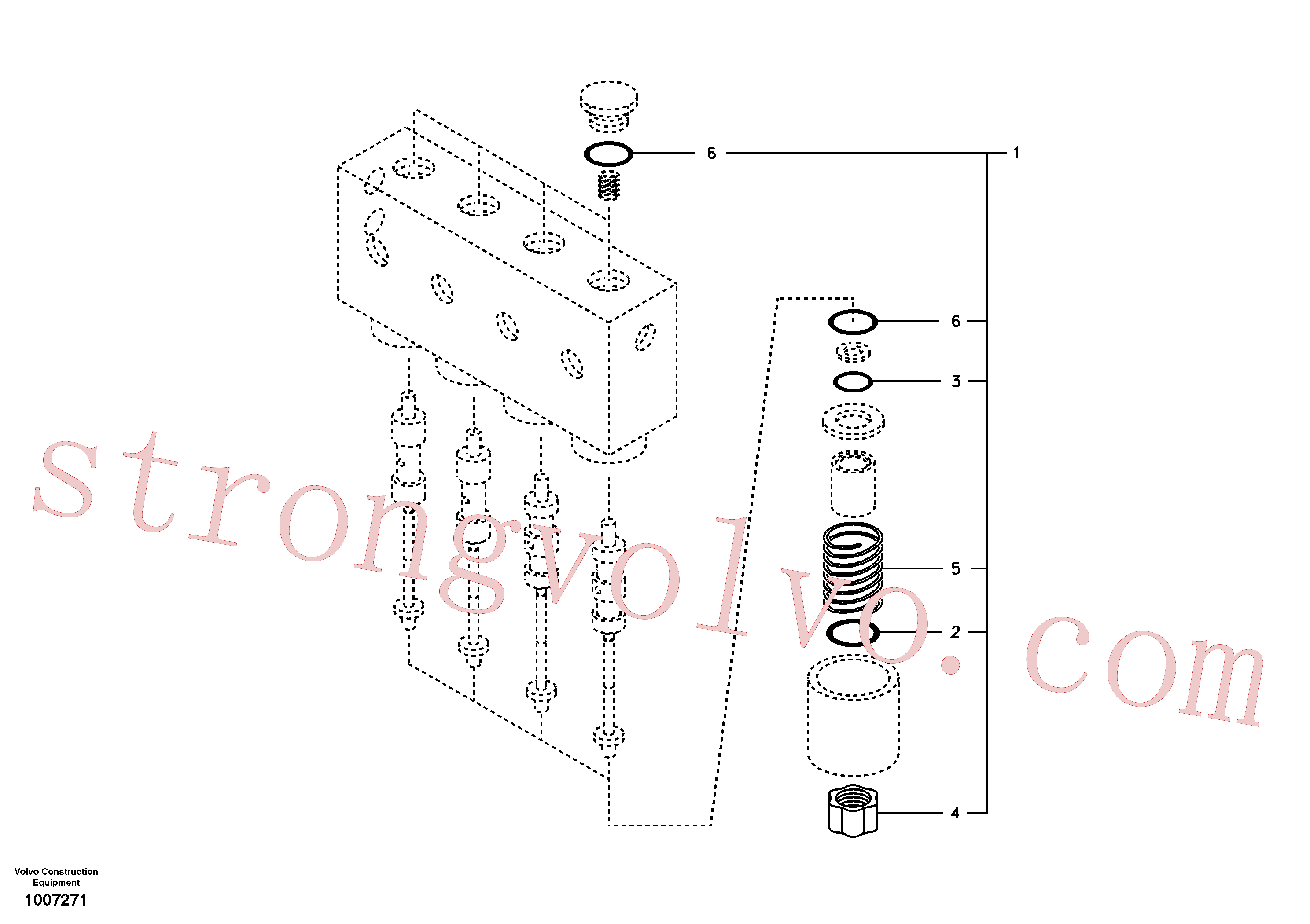 Atacado VOE14505472 Kit Volvo escavadeira