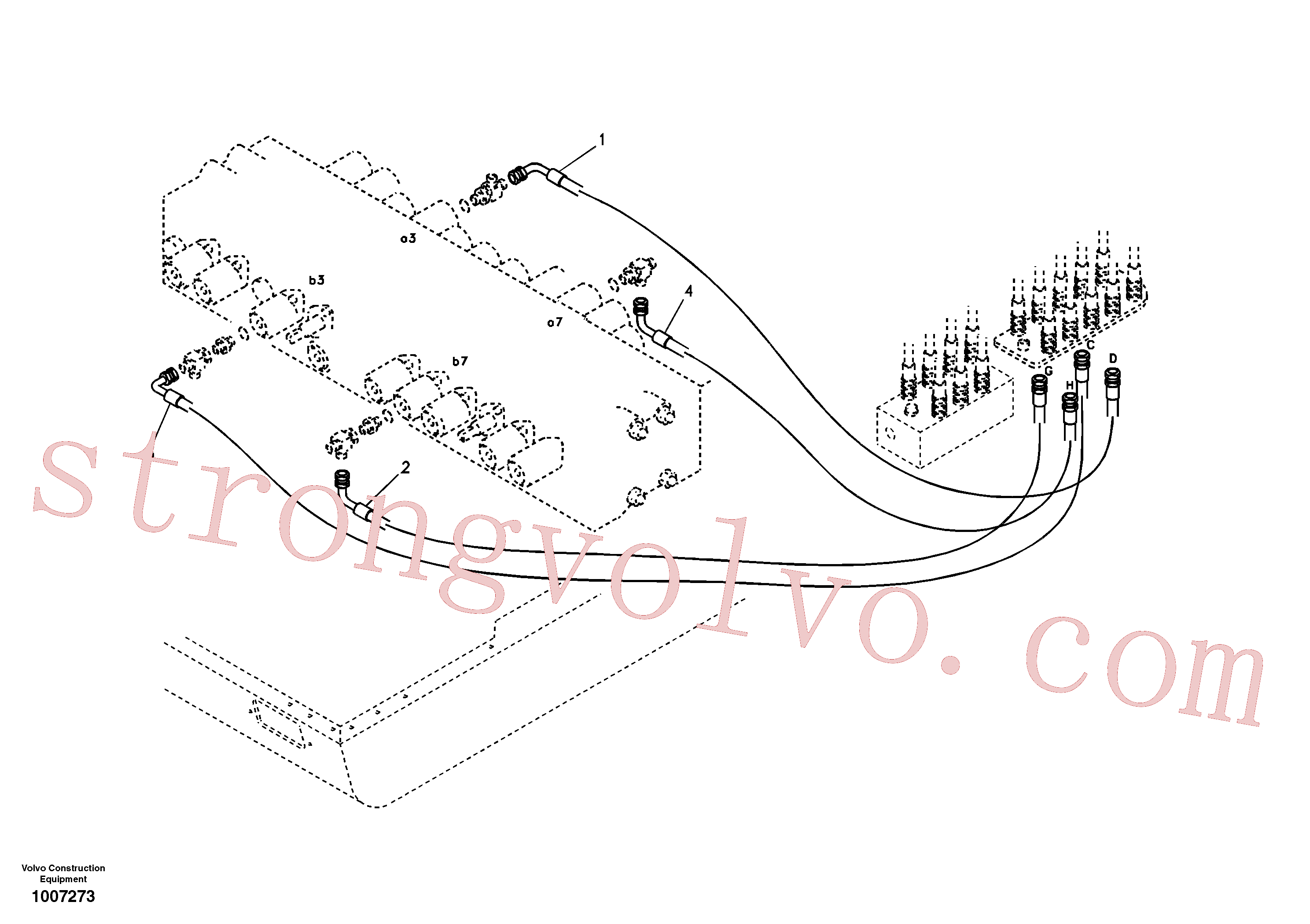 Volvo SA9453-02243 Pilot Volvo Acessórios para escavadeira