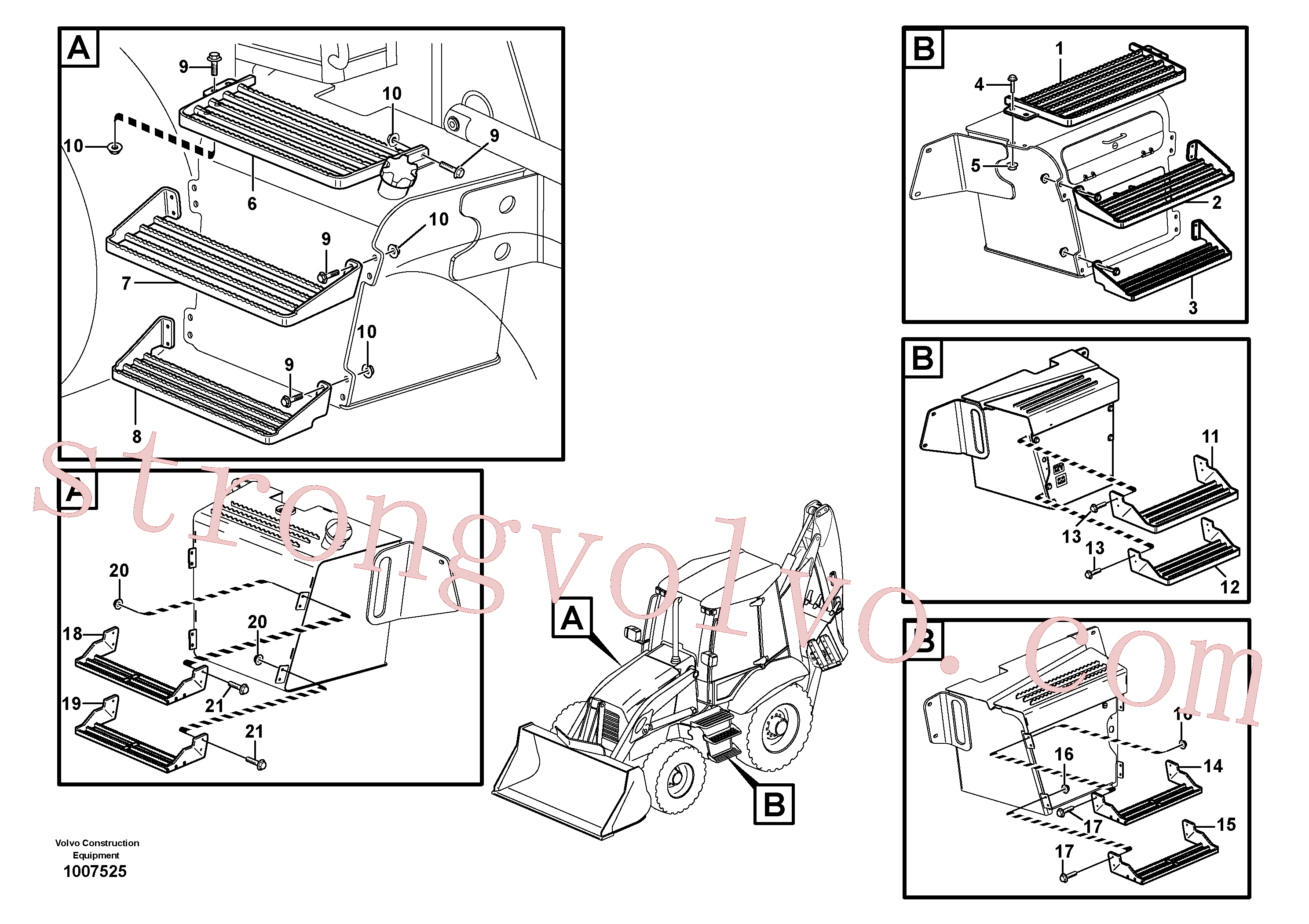 VOE946329 Volvo Degrau(1007525 Montagem)