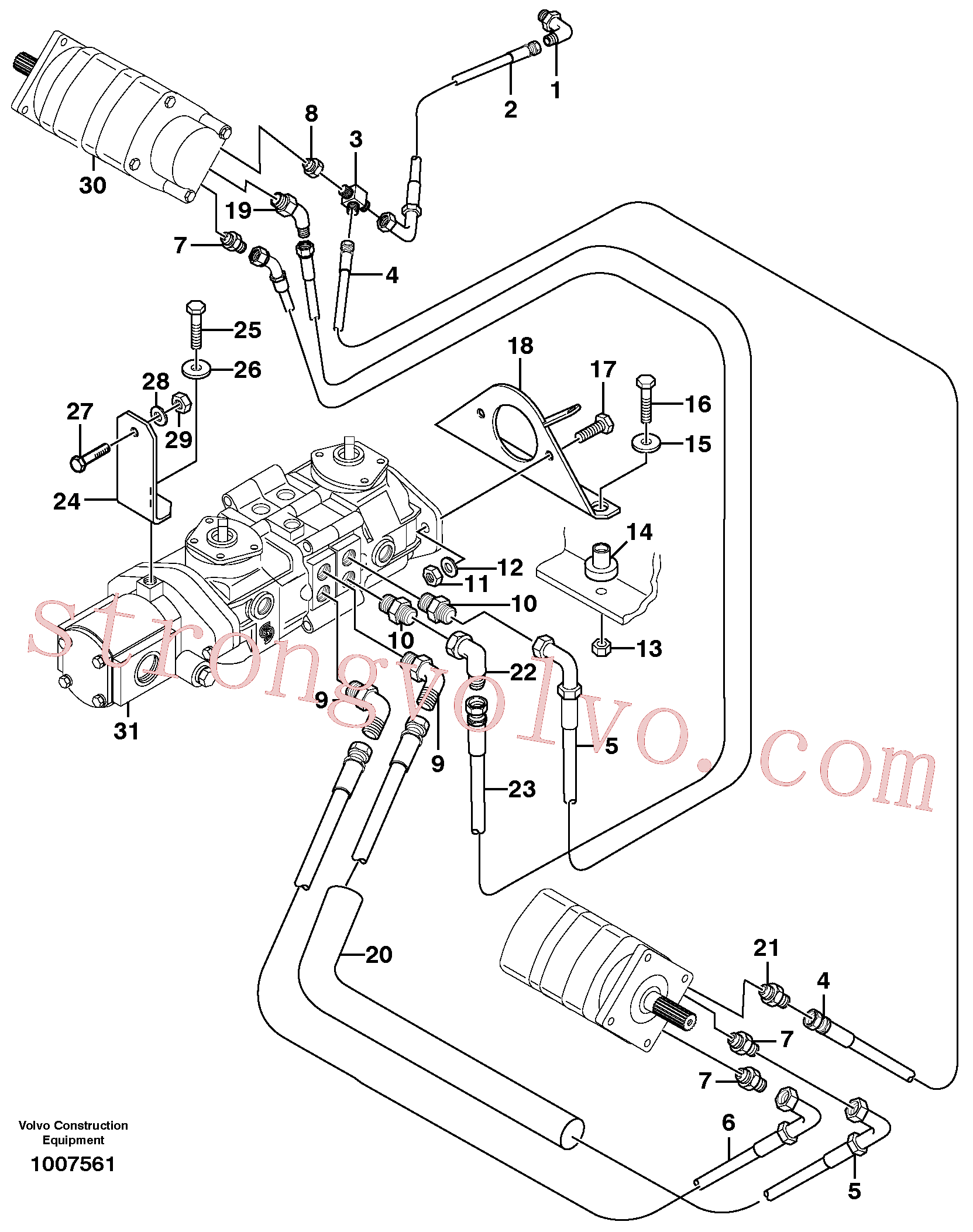 VOE11850503 Volvo(1007561 Montagem)