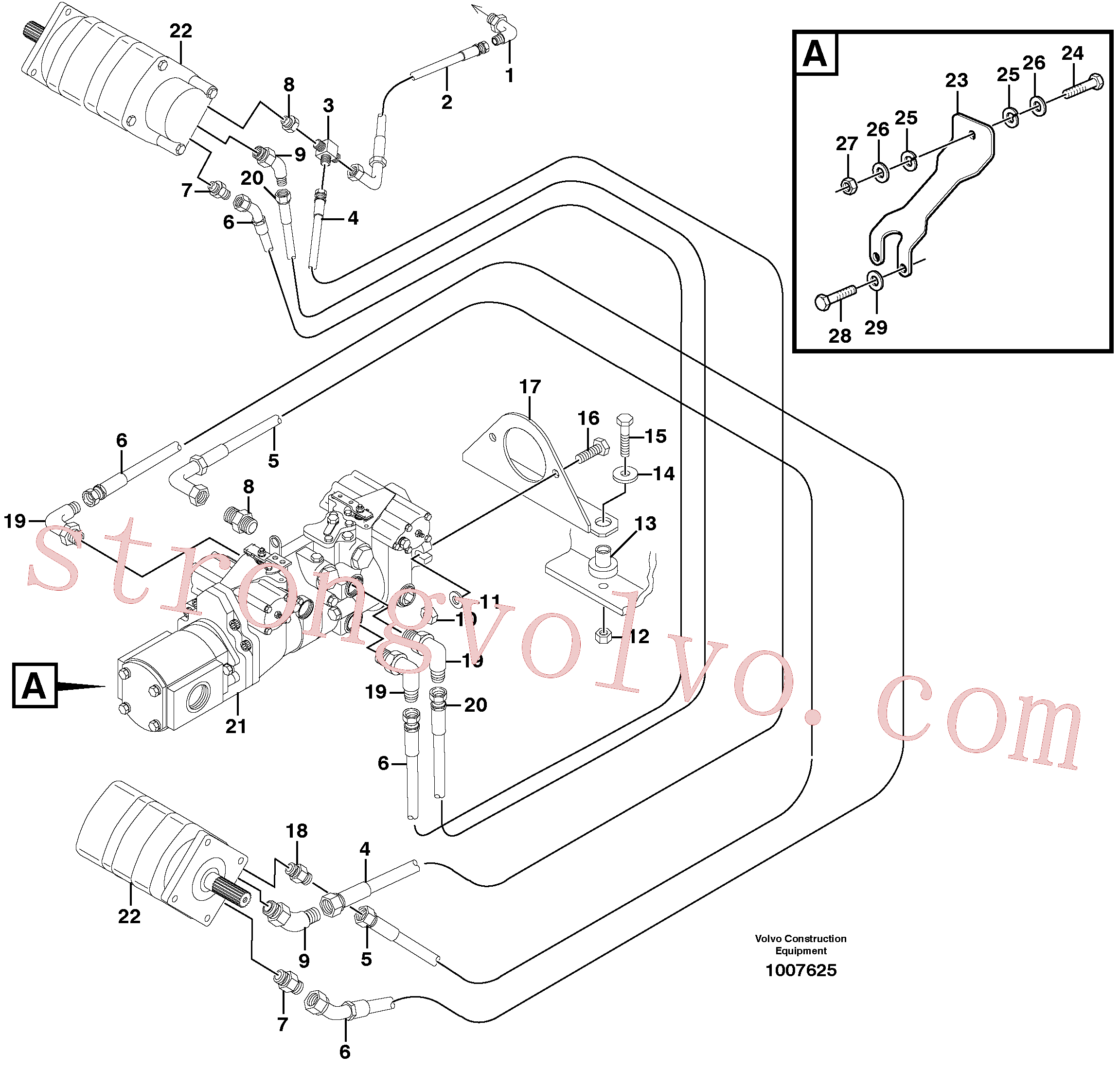 VOE11841120 Volvo(1007625 Montagem)