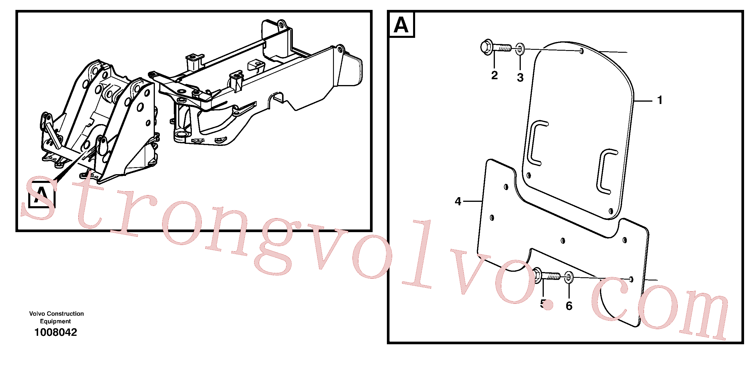 VOE11998918 Volvo Placas de protecção(1008042 Montagem)