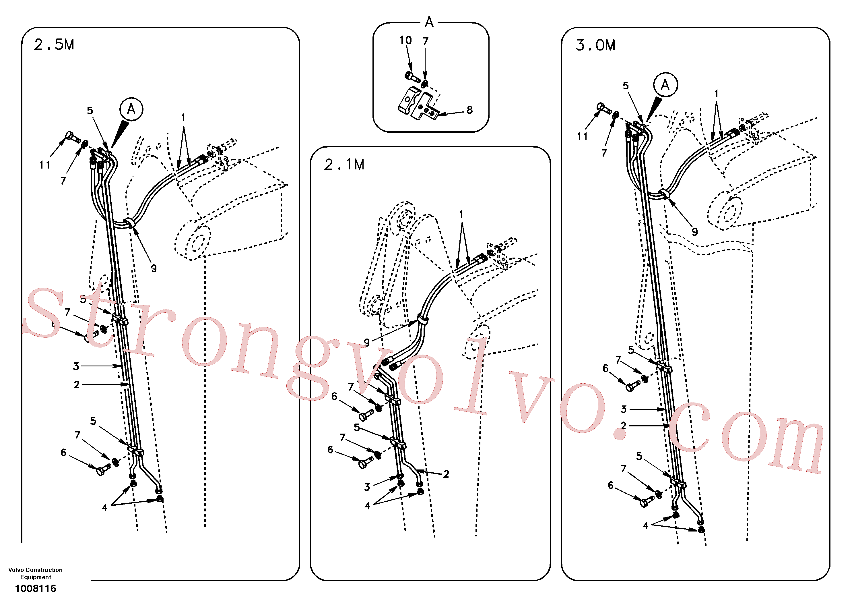 SA1174-58120 Volvo(1008116 Montagem)