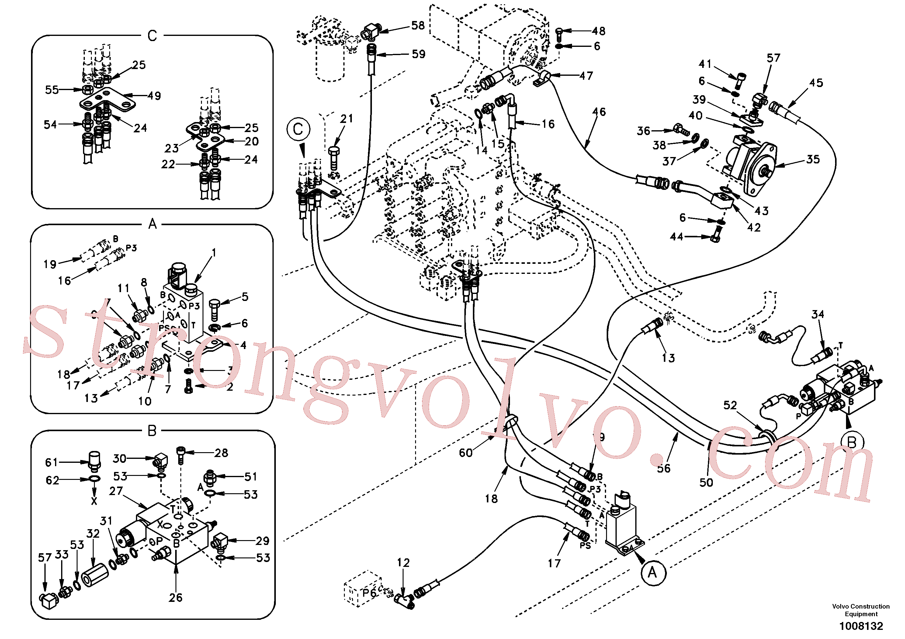 SA9451-02629 Volvo(1008132 Montagem)
