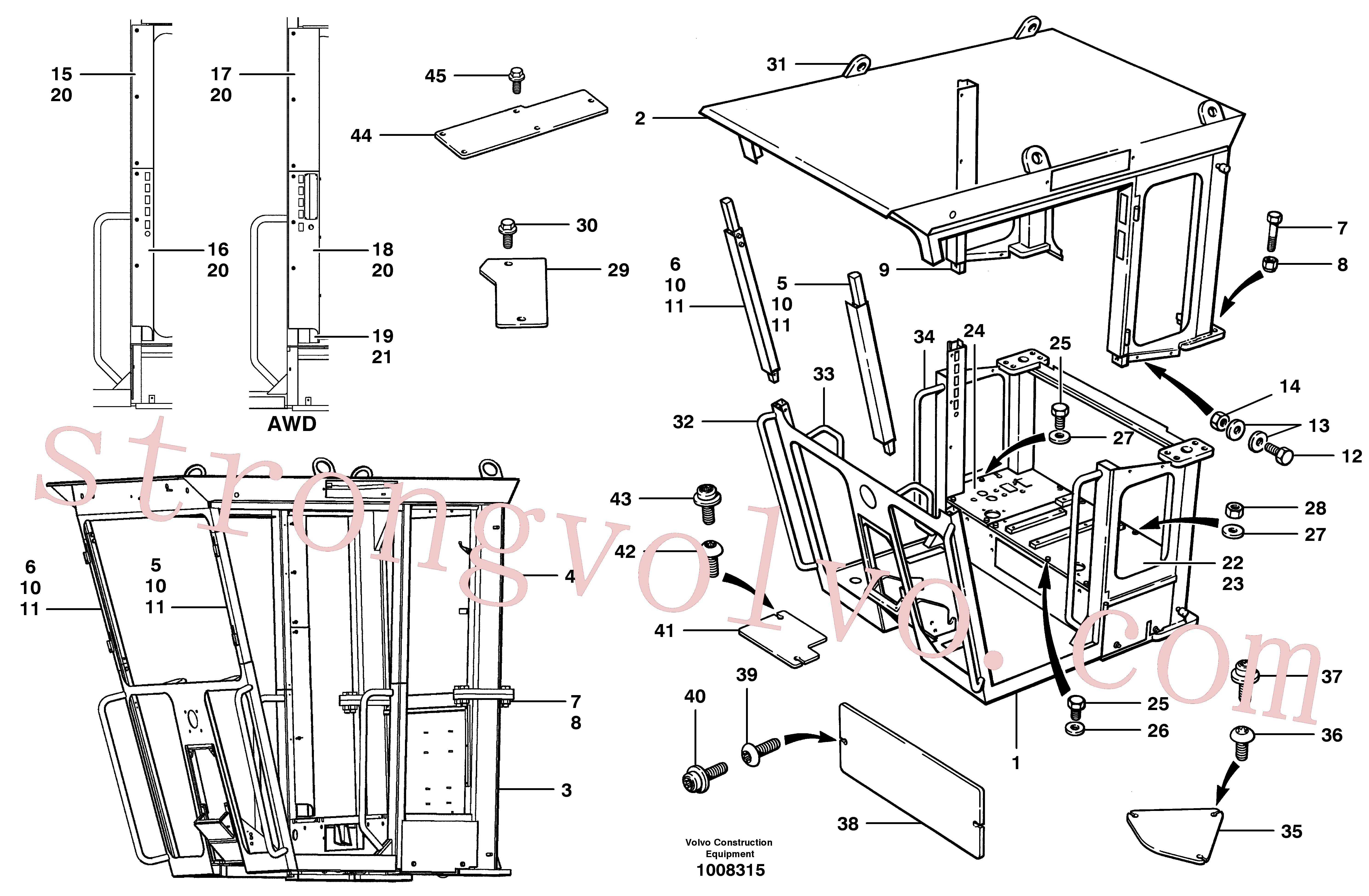 CH50A-0608ZI Volvo(1008315 Montagem)