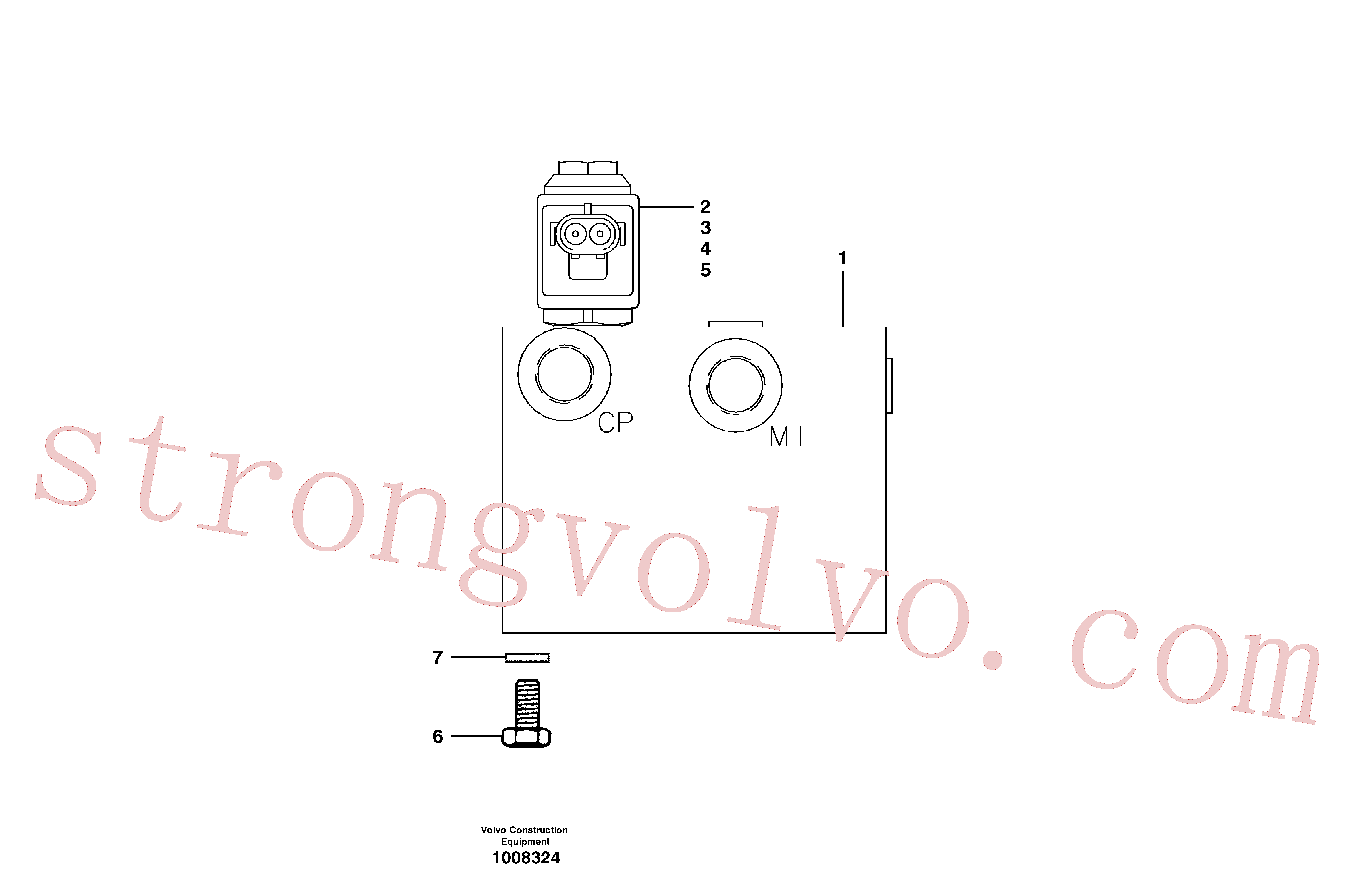 CH50A-0508ZI Volvo(1008324 Montagem)