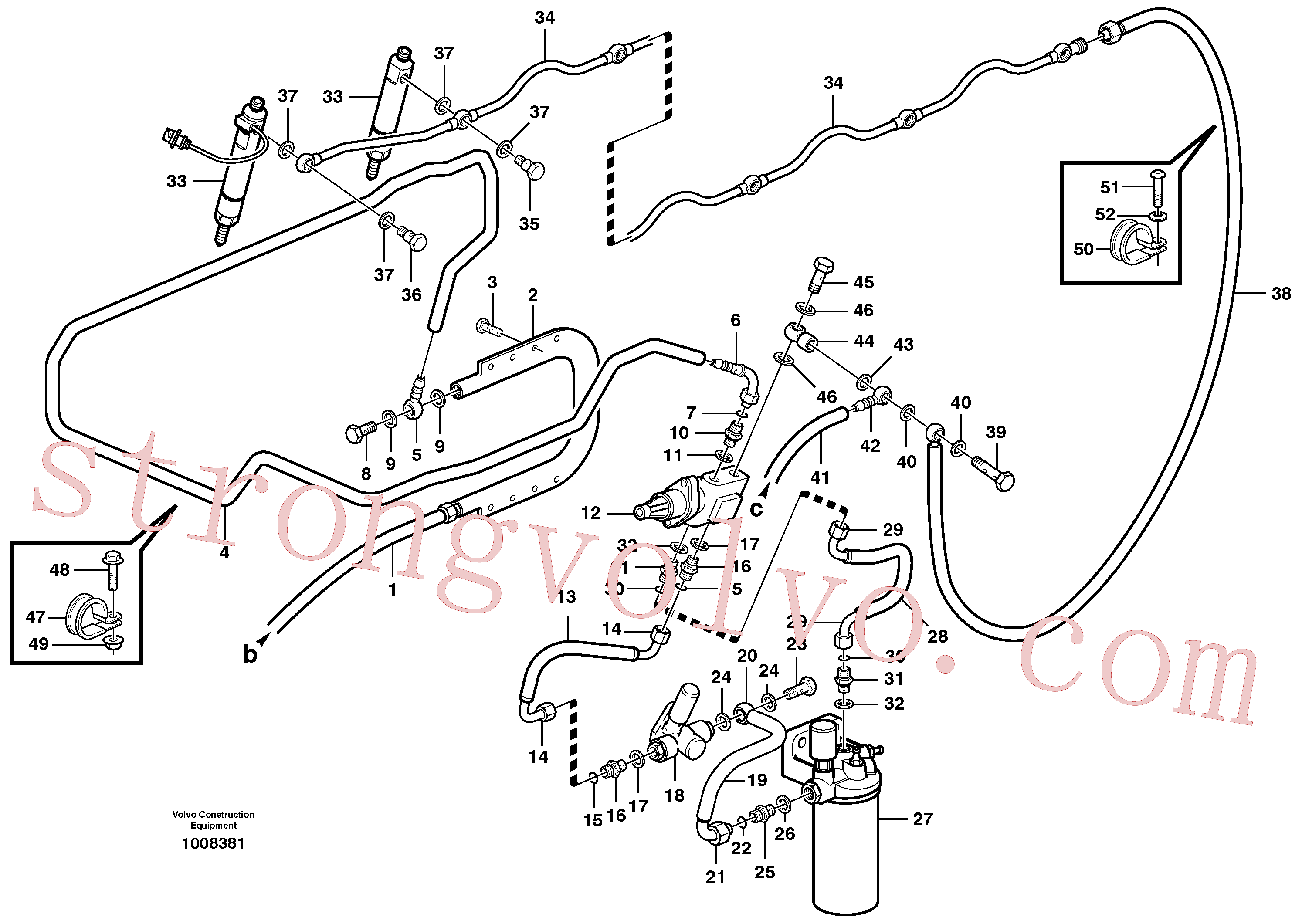 Volvo Acessórios para escavadeira VOE11031348 Niple Acessórios