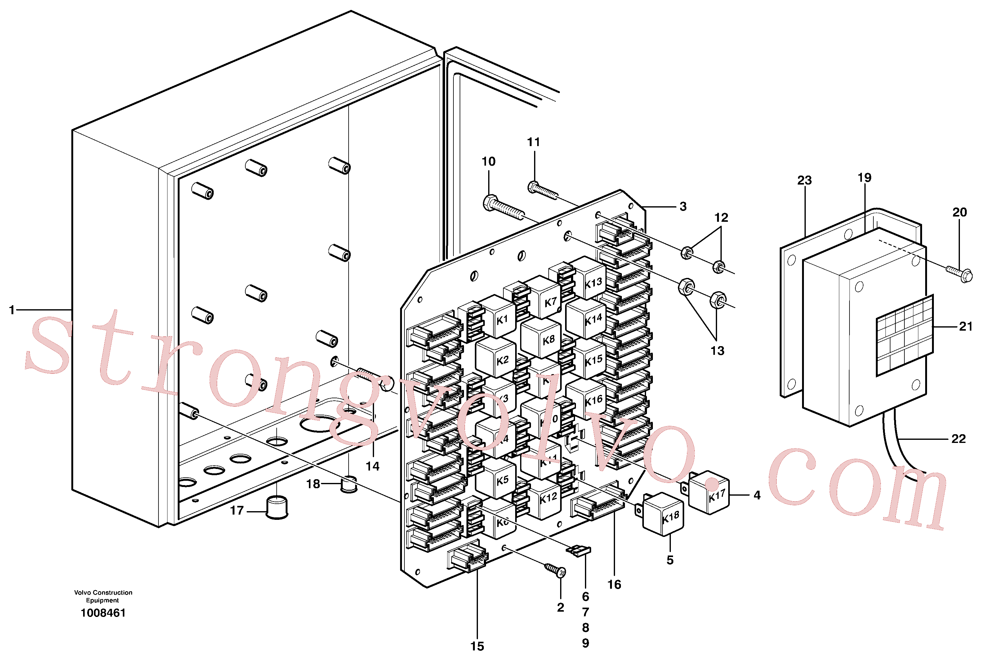 China Made VOE956076 Parafuso phillips Volvo Acessórios para escavadeira