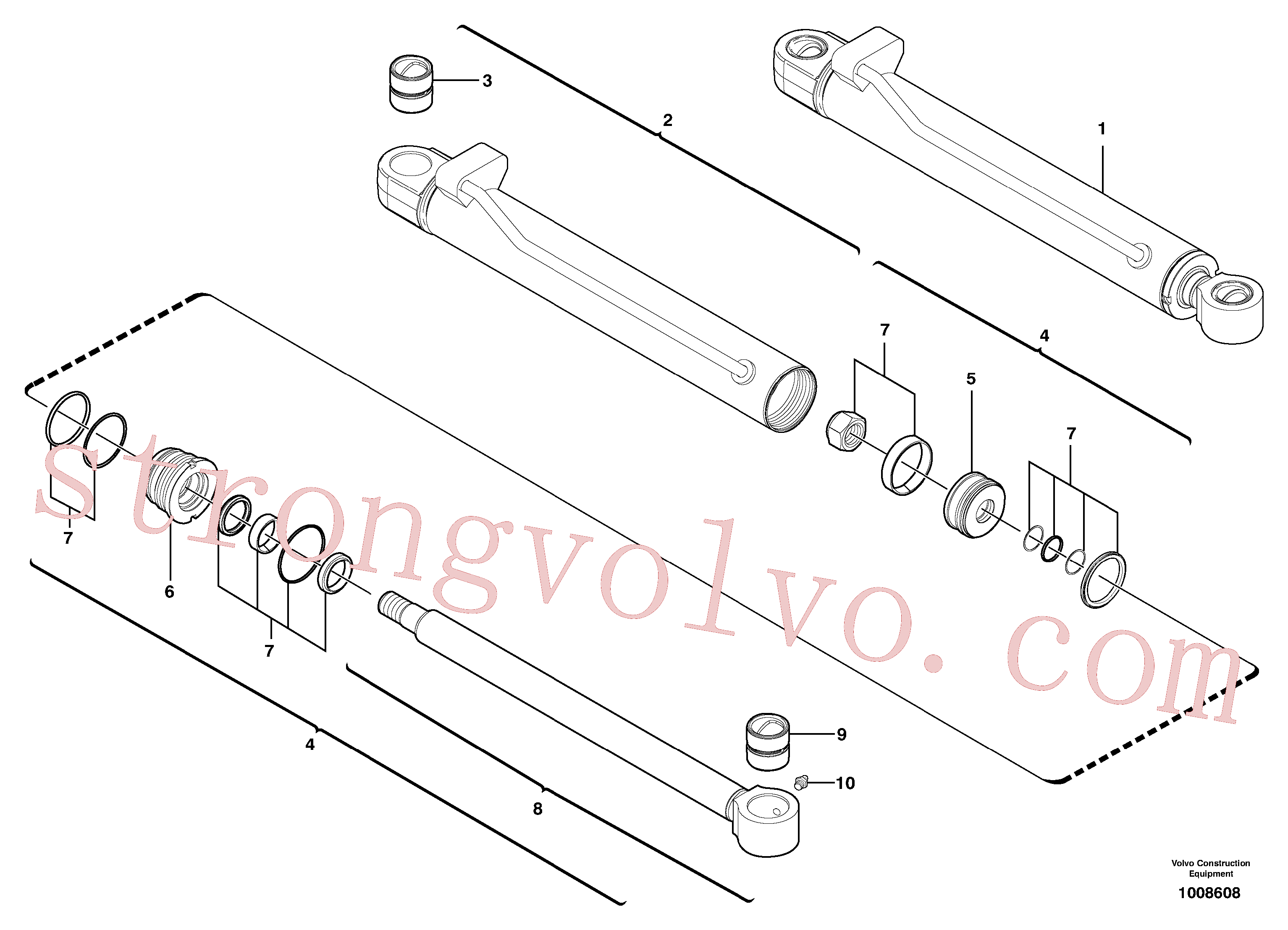 VOE11988880 Jogo Volvo escavadeira