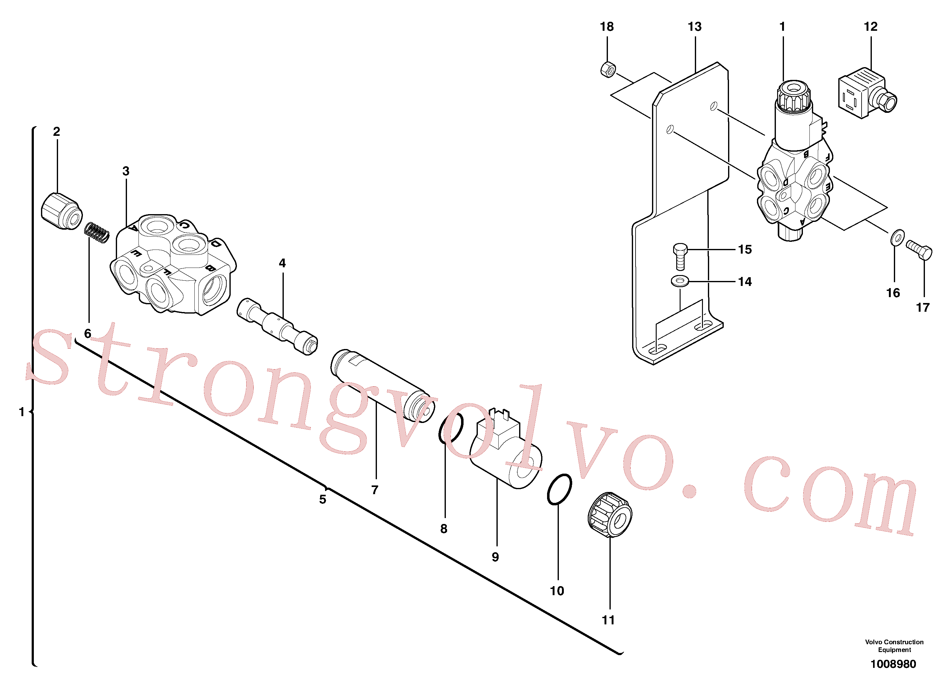 SA9011-20810 Volvo(1008980 Montagem)