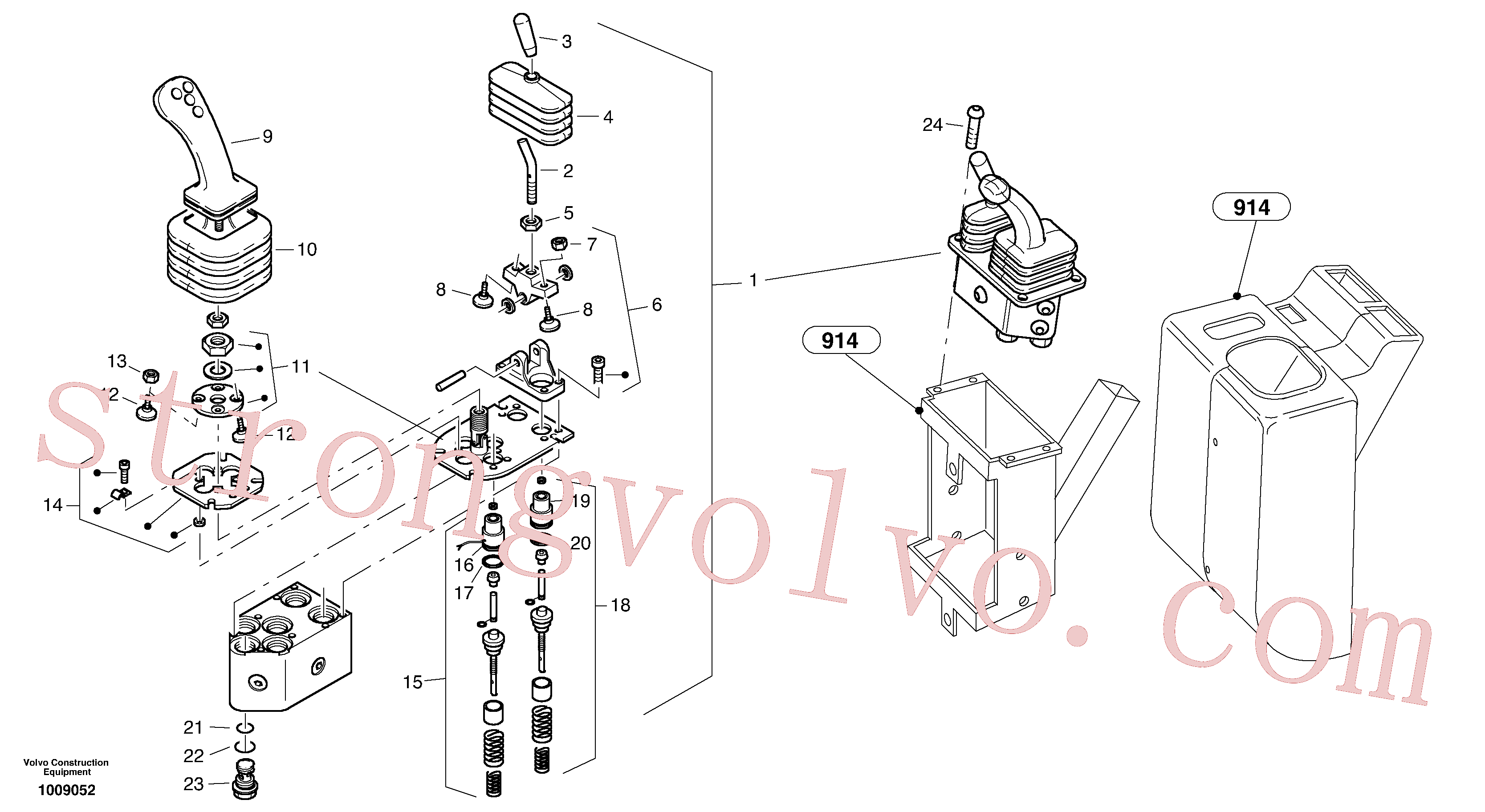 Volvo Acessórios para escavadeira ZM2905319 Sleeve Acessórios