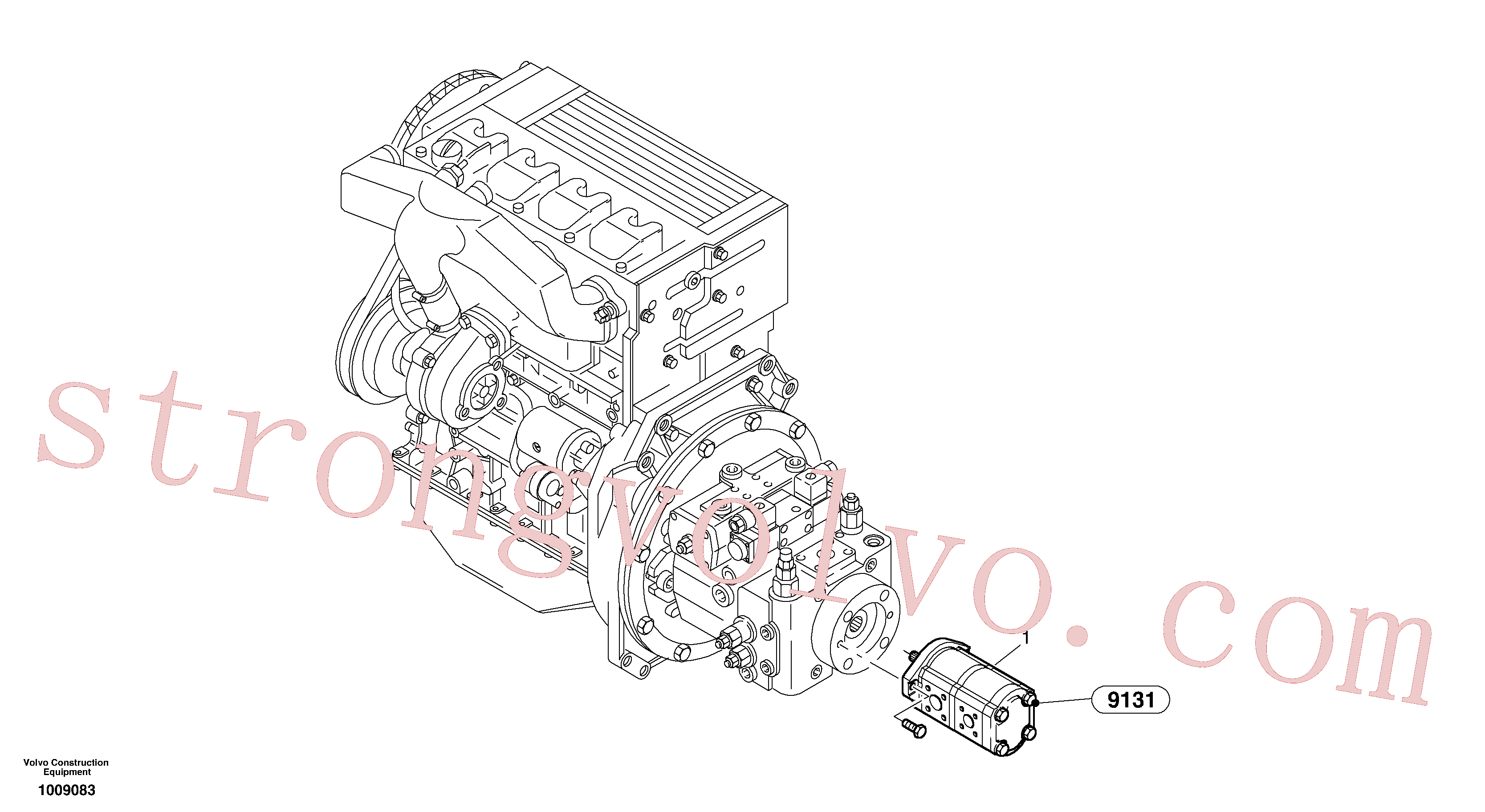 ZM11305573 Volvo Bomba da direcção(1009083 Montagem)