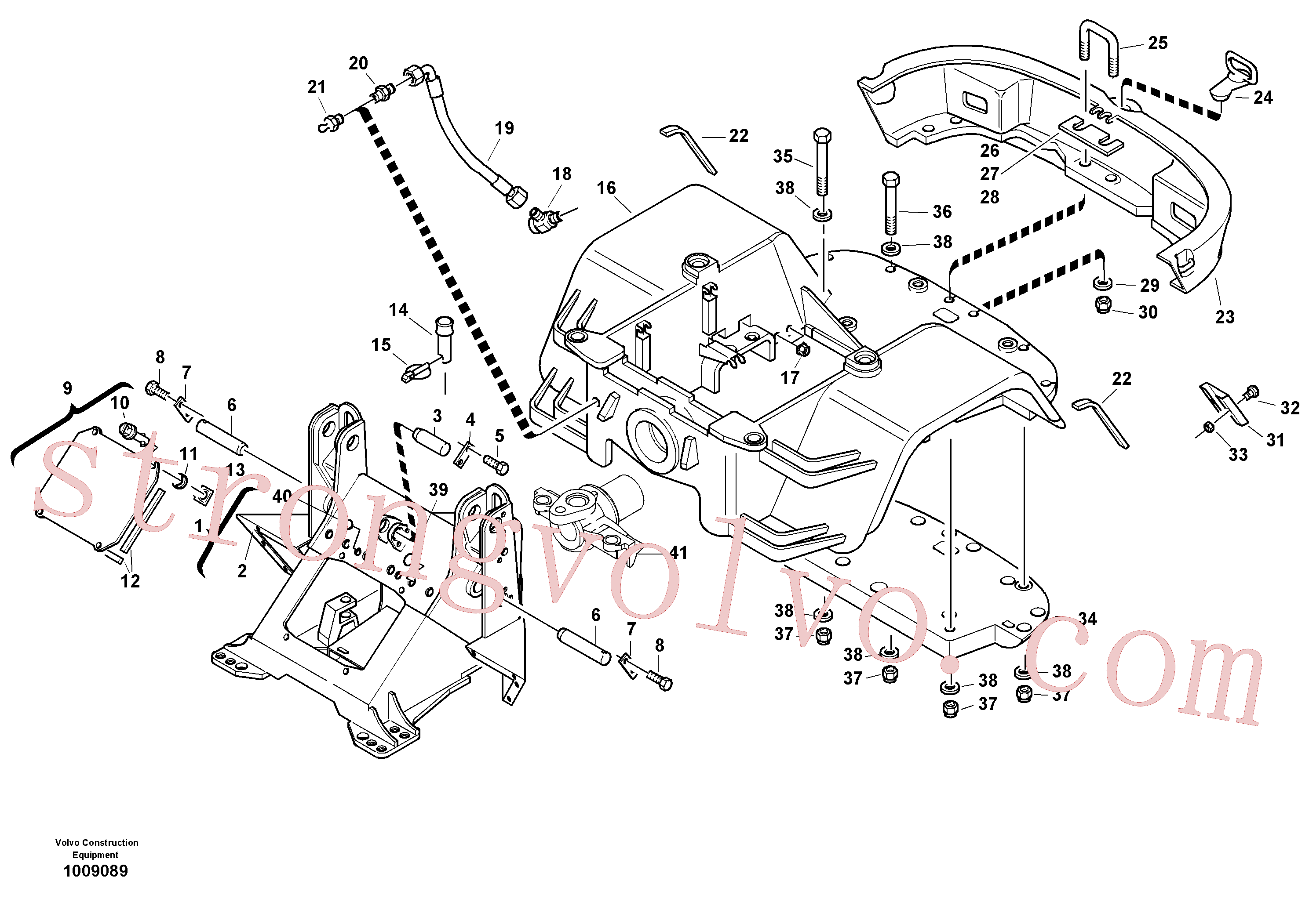 ZM2809646 Parafuso Inscreva-se para Volvo Acessórios para escavadeira