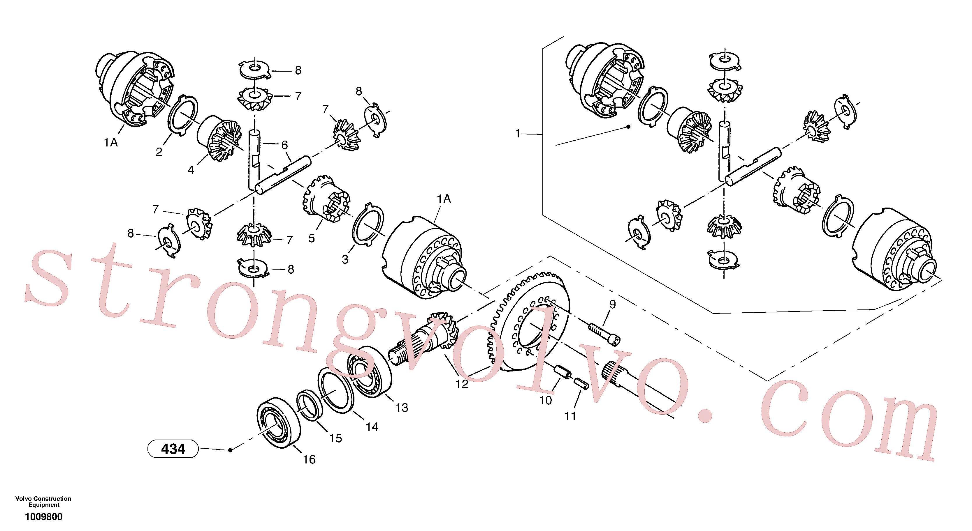 ZM2287756 Ring Volvo escavadeira