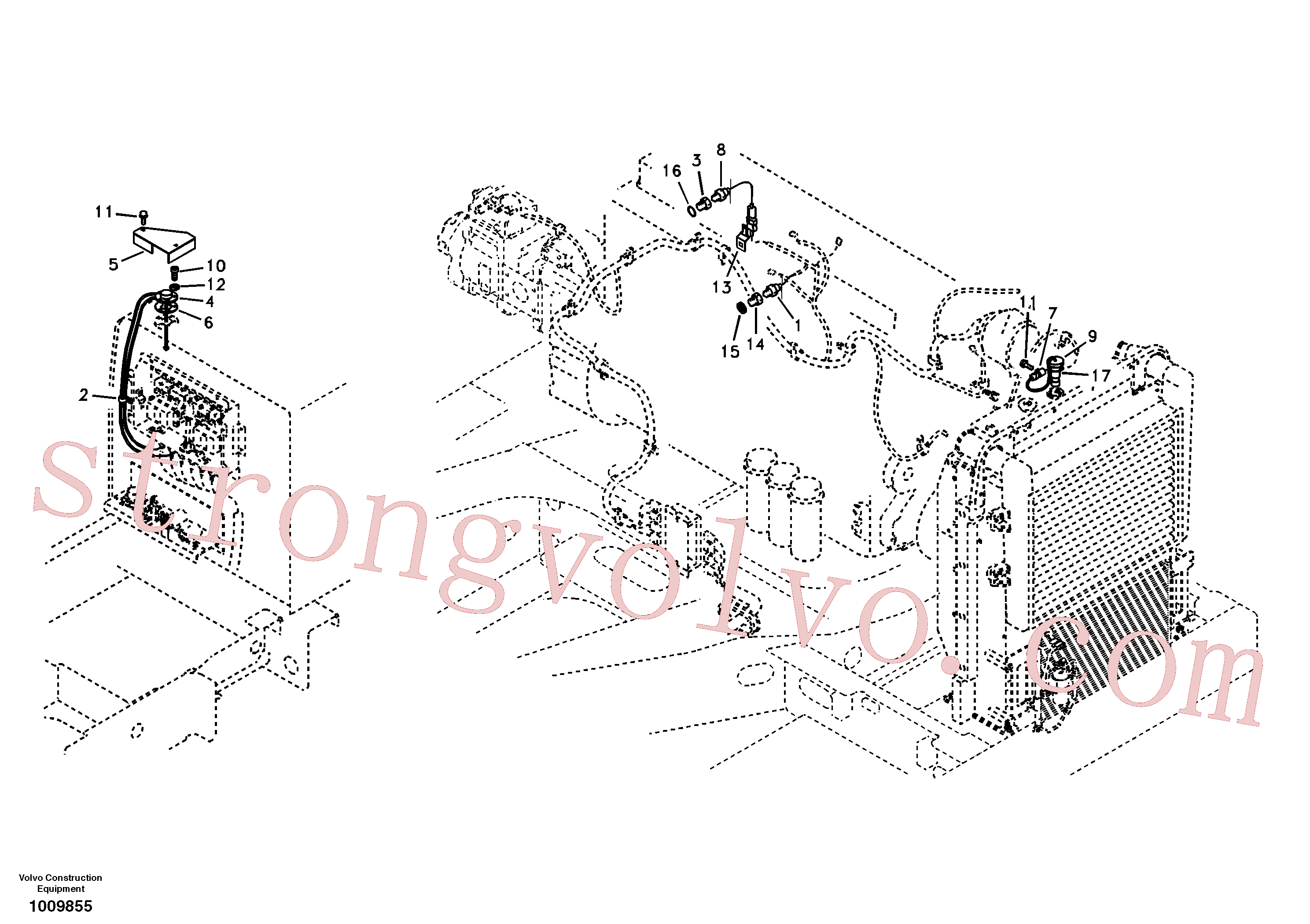 SA9511-22035 Volvo Sensor eléctrico(1009855 Montagem)