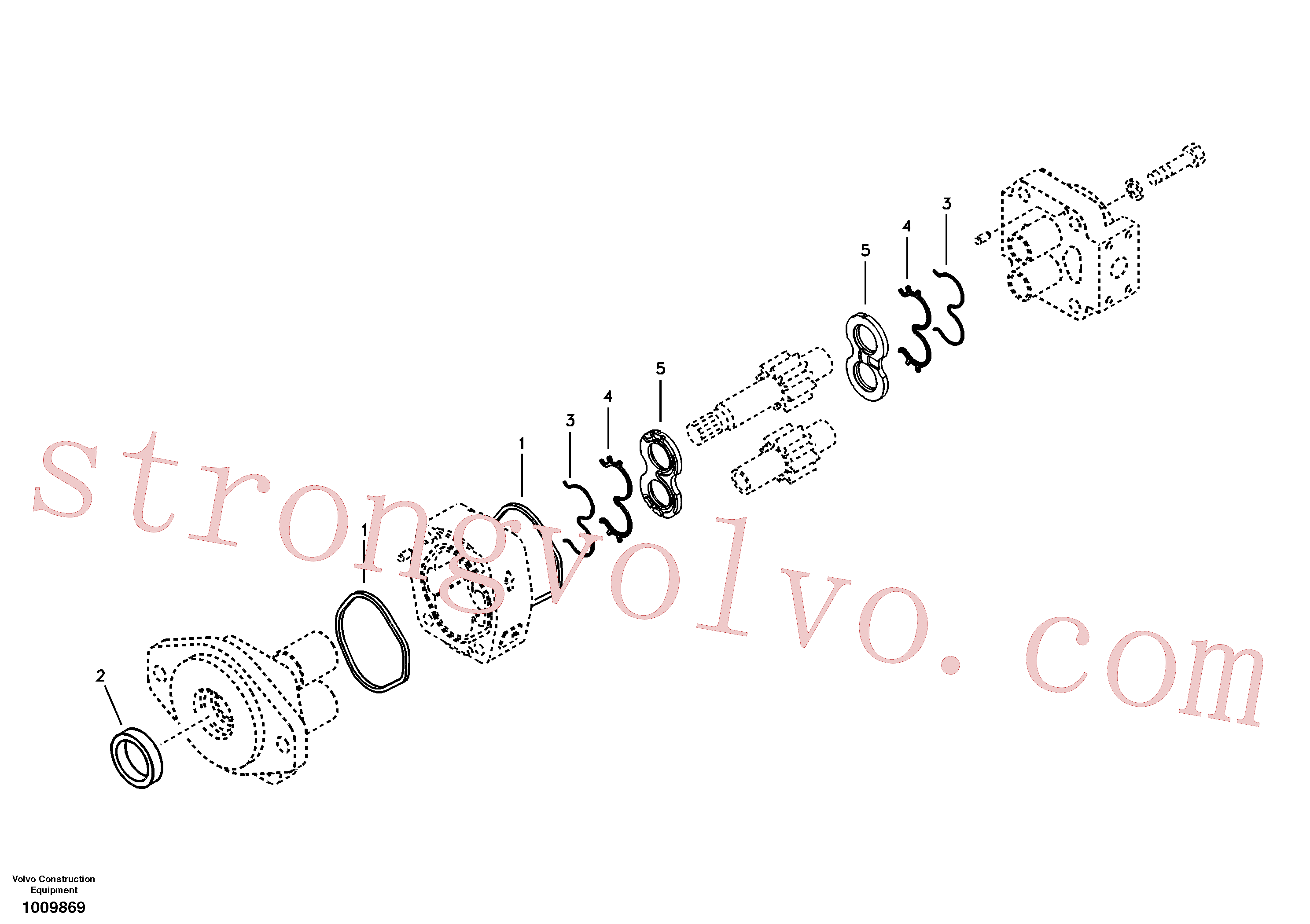 Volvo Montagem VOE14536201 Vedação Acessórios