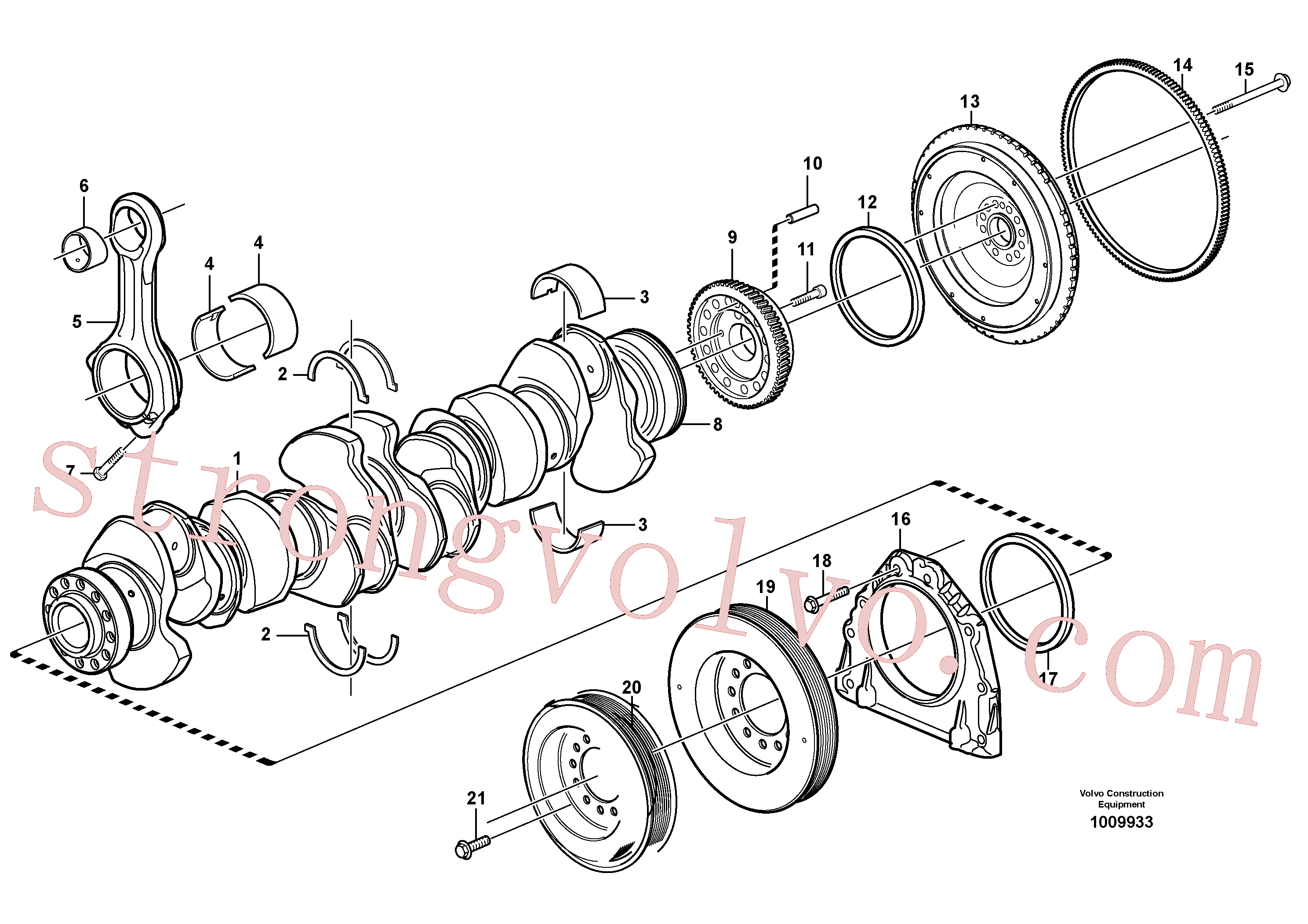 VOE13949736 Volvo Cambota e peças associadas - D9(1009933 Montagem)