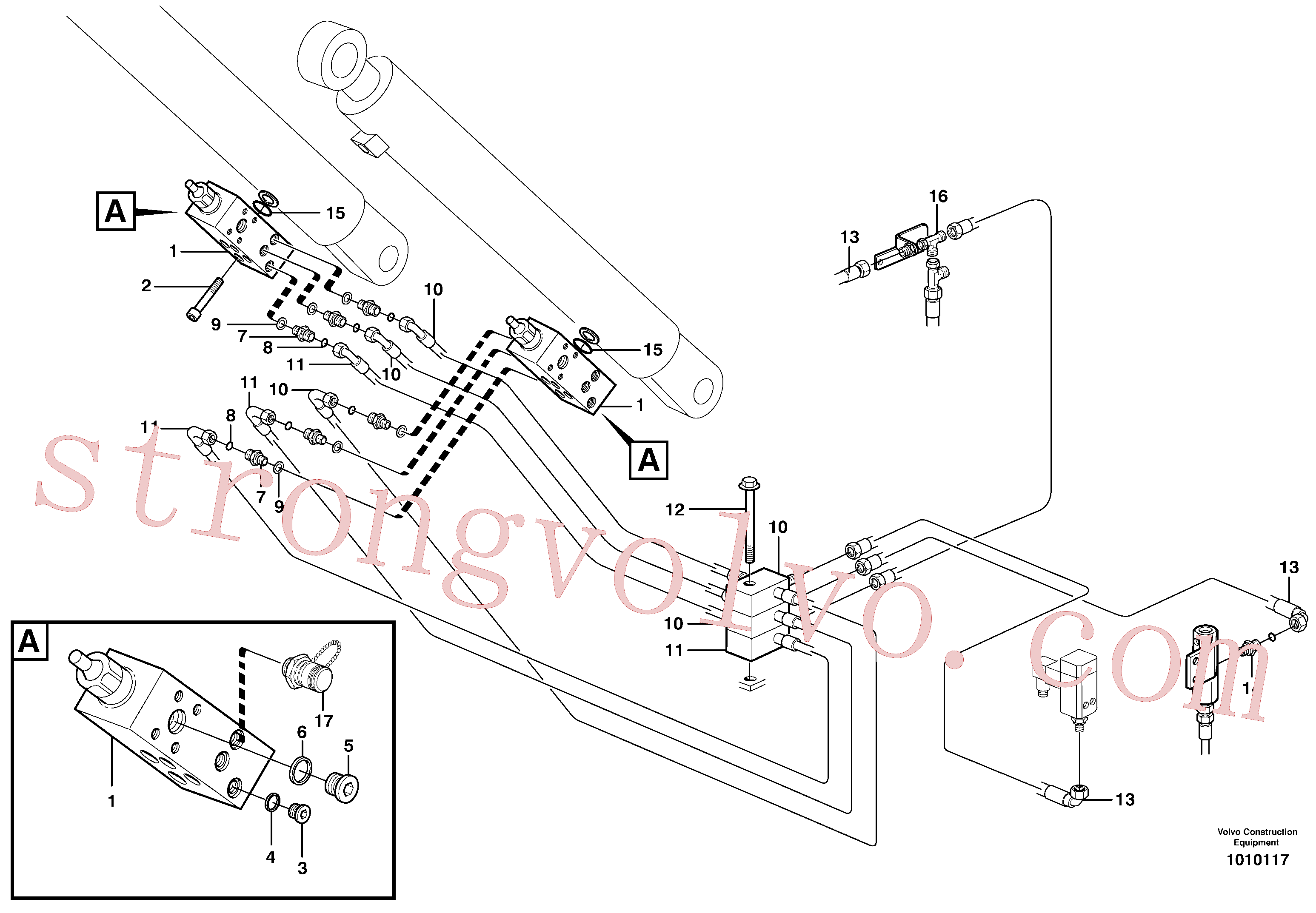 Volvo Montagem VOE14379471 Mangueira Acessórios