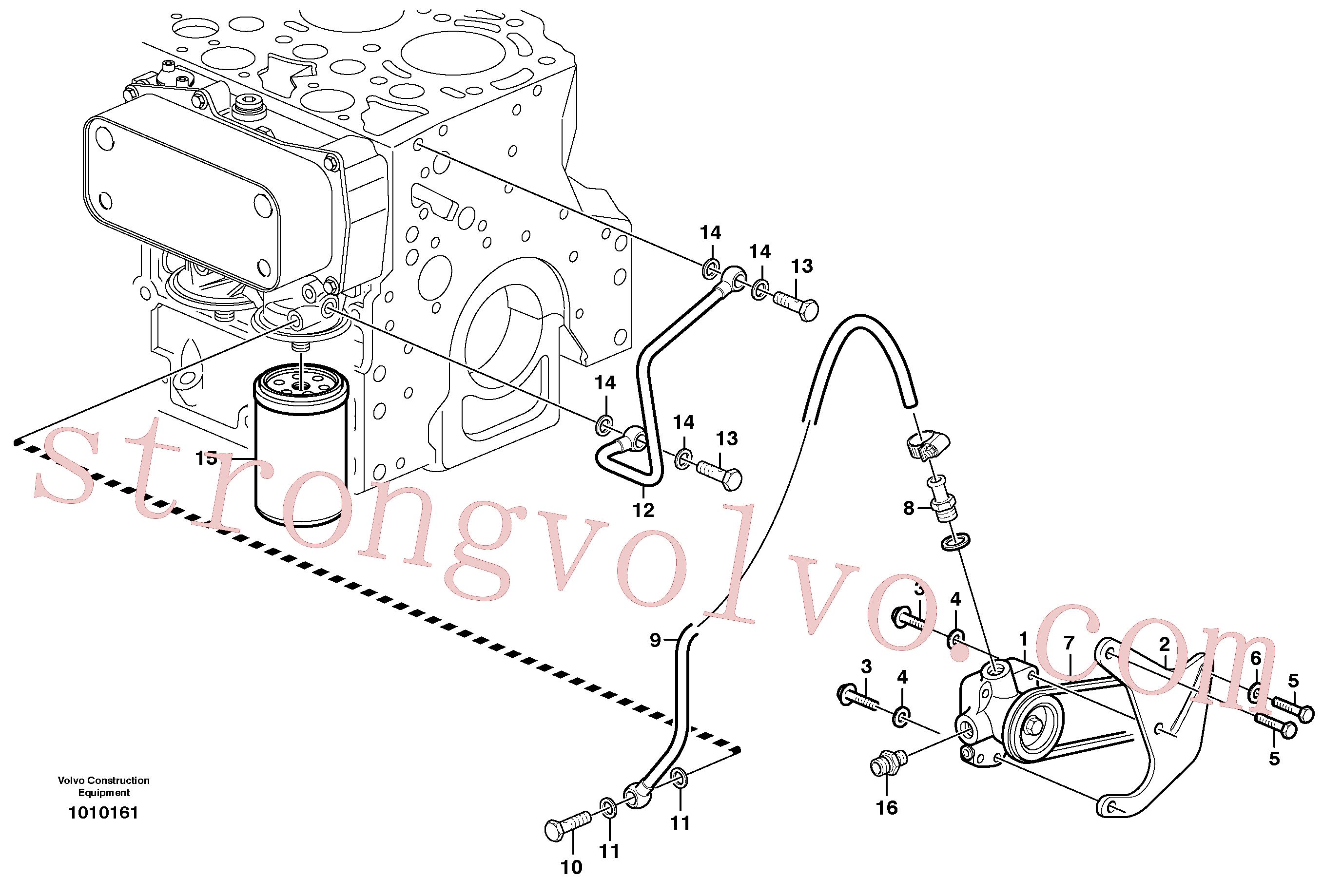 VOE973494 Volvo Bomba de combustível(1010161 Montagem)