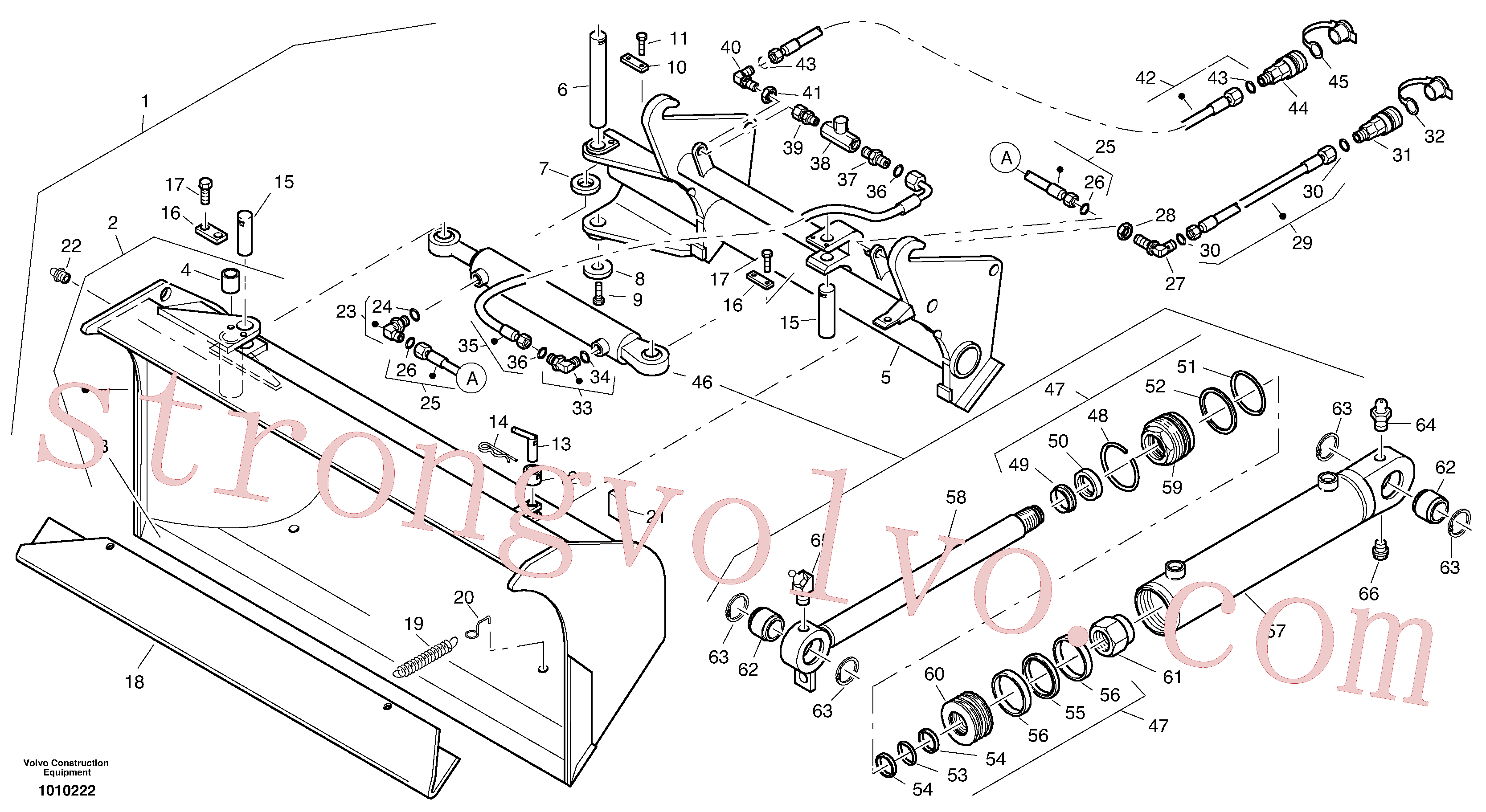 Volvo Acessórios para escavadeira VOE11305228 Ressalto escavadeira Acessórios