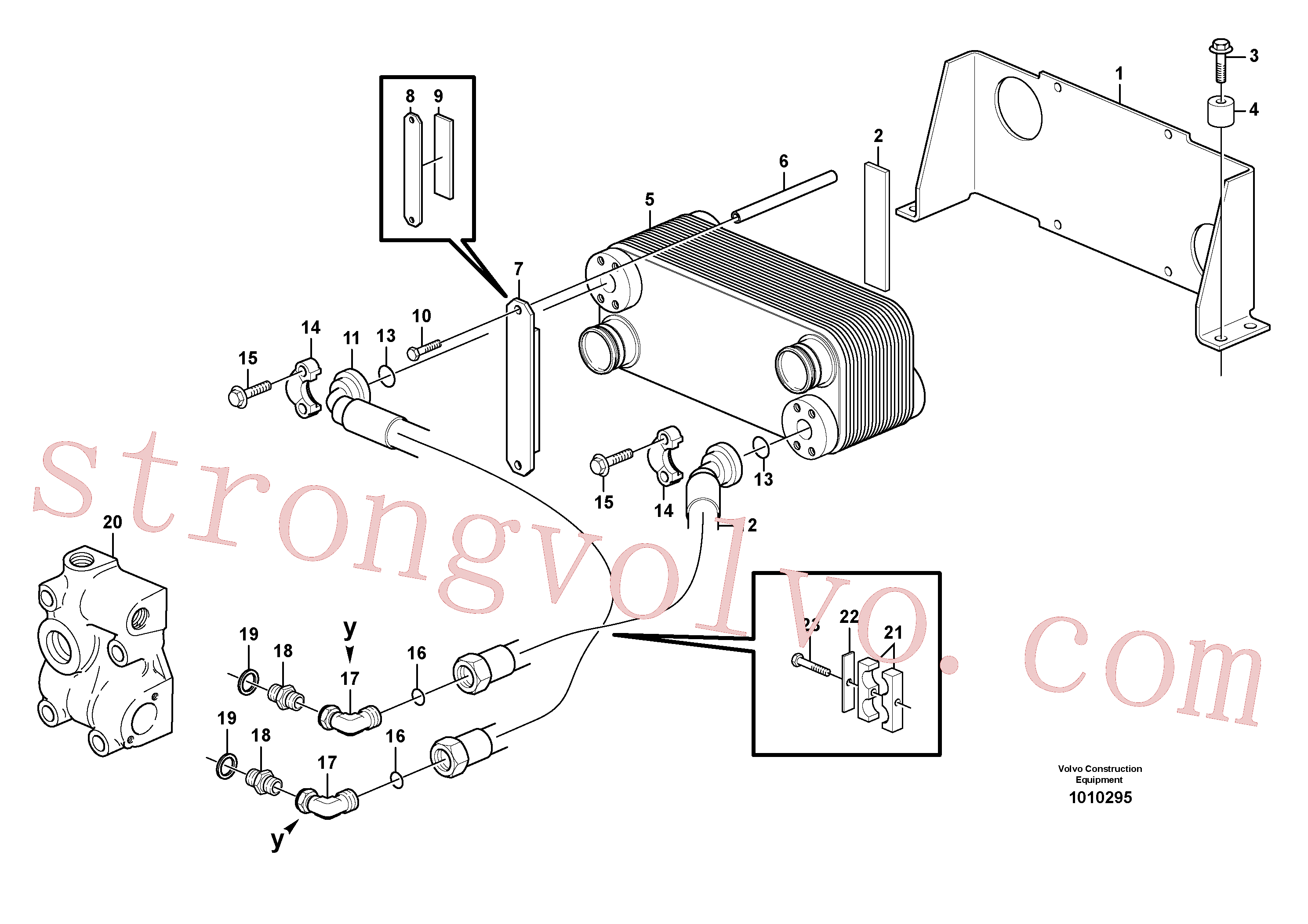 Volvo Montagem VOE13965192 Parafuso Acessórios
