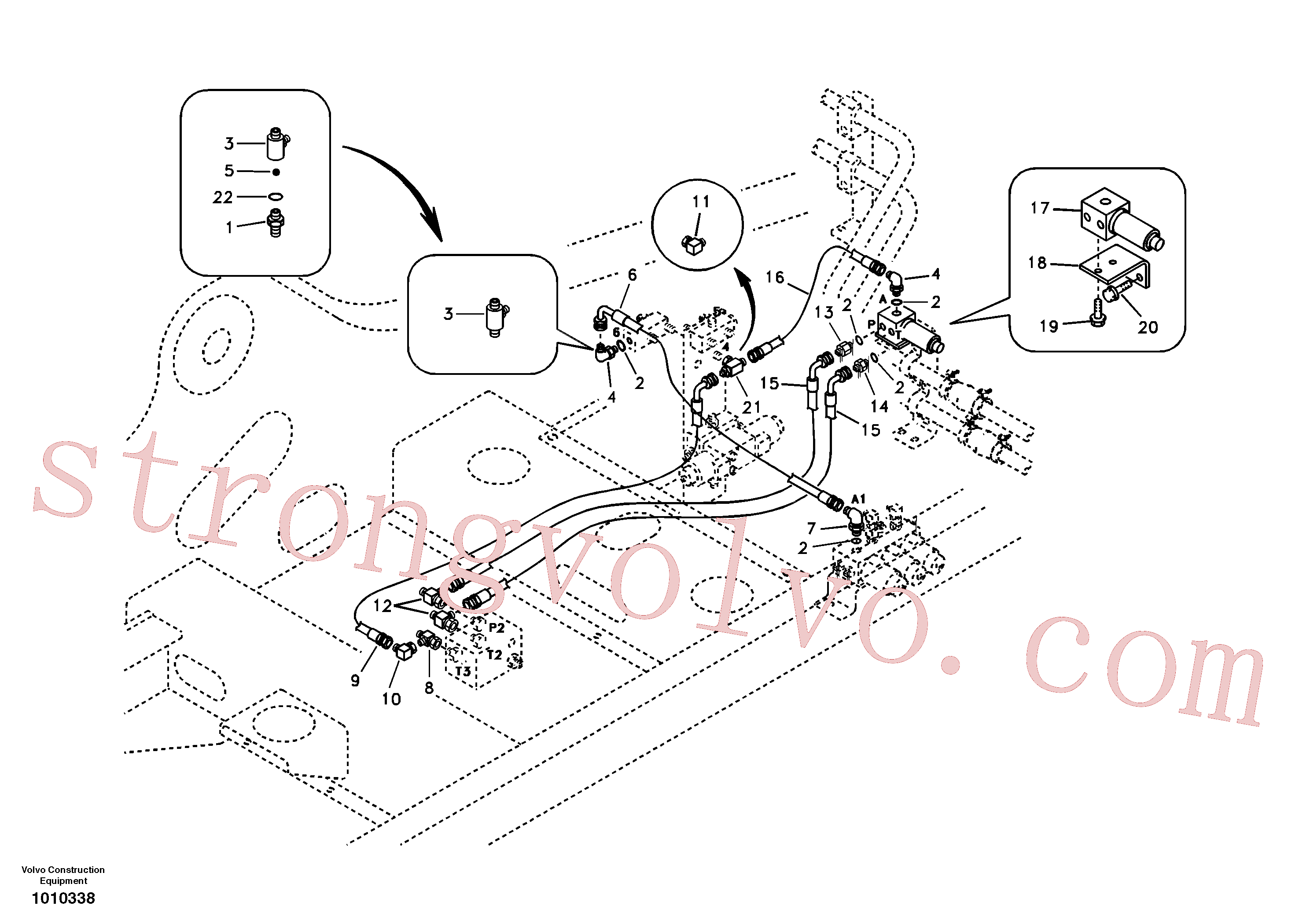 VOE14508071 Chapa Volvo escavadeira