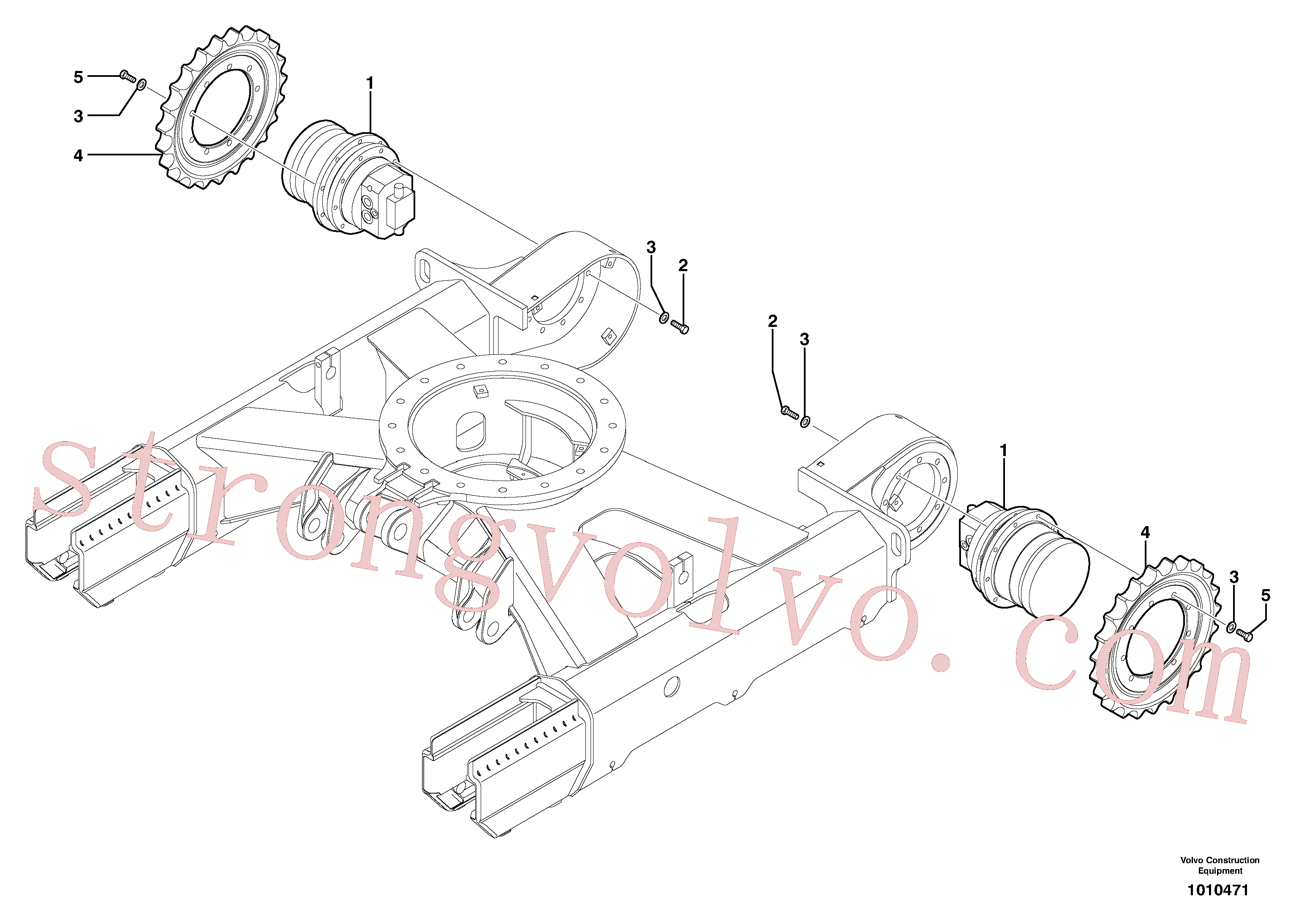 VOE11802601 Volvo Roda dentada(1010471 Montagem)