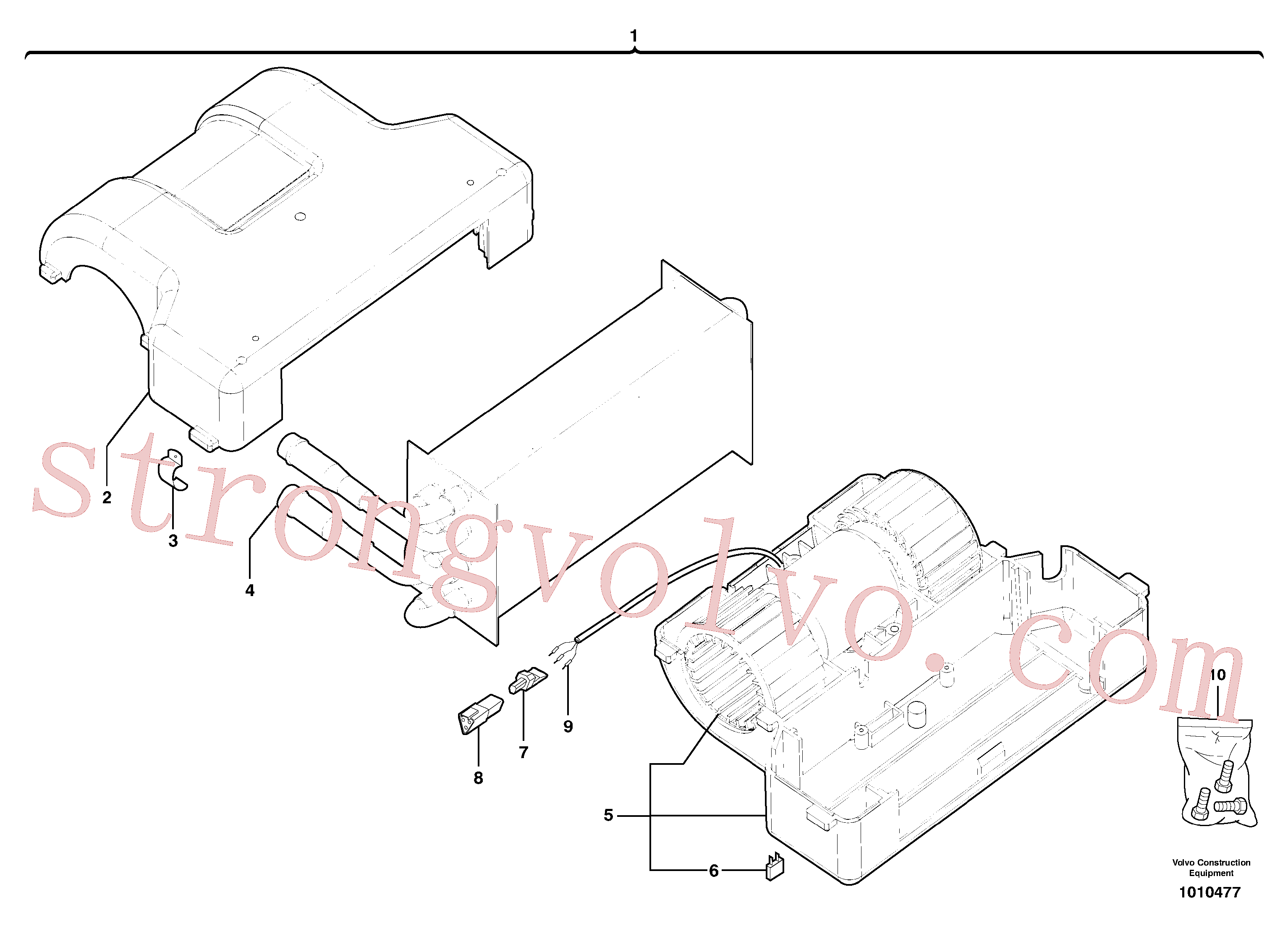 Volvo Acessórios para escavadeira PJ5090107 Pin Acessórios