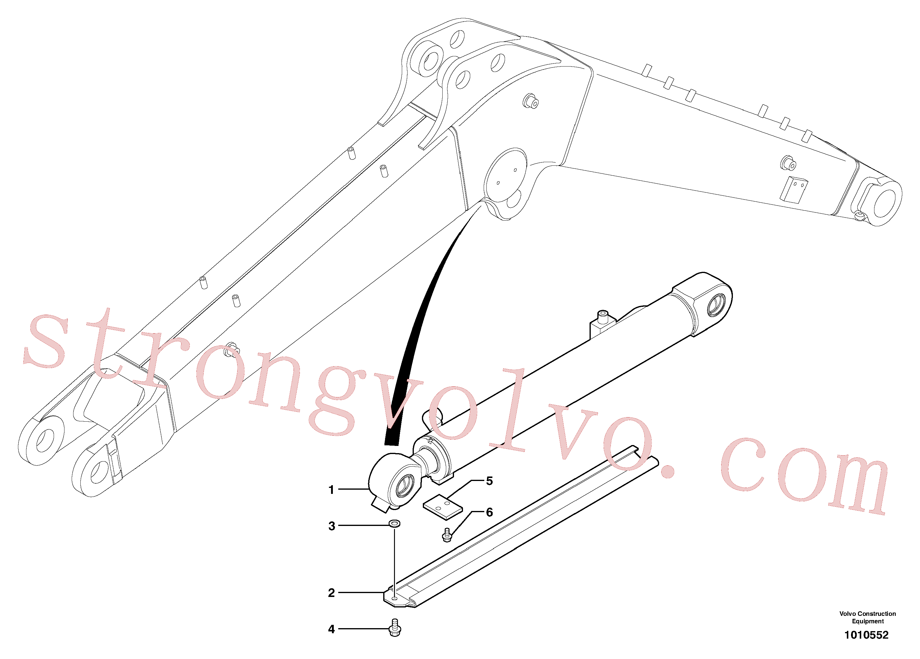 Atacado VOE15632971 Placa proteção Volvo escavadeira