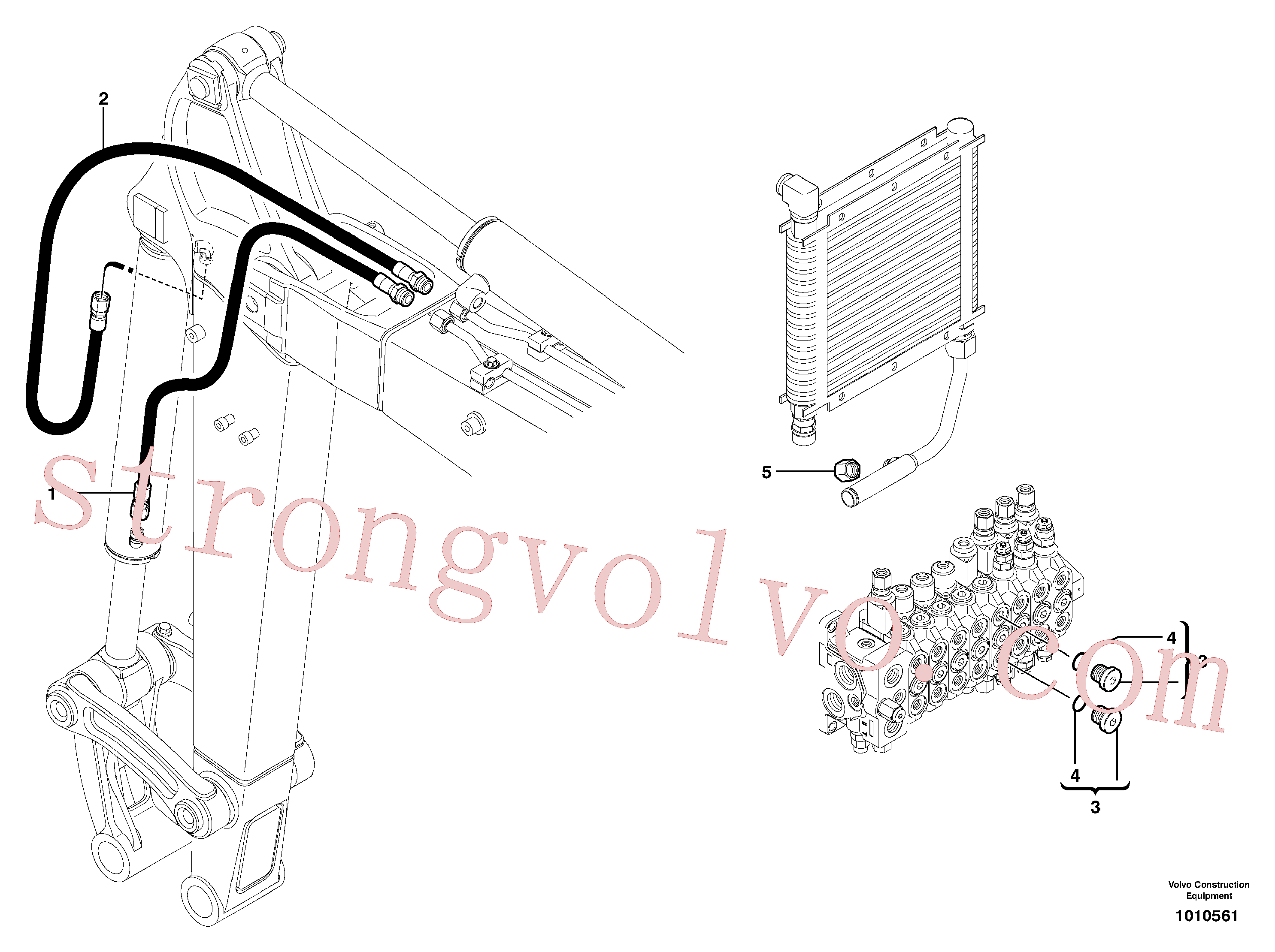 China Made VOE11802954 Eternity/2 Volvo Acessórios para escavadeira